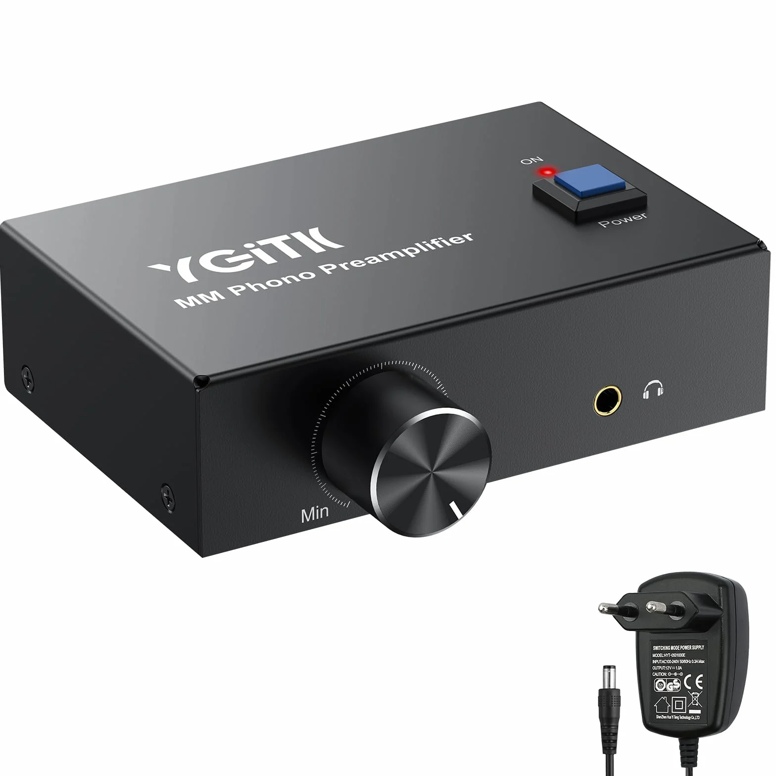 MM Phono Preamplifier RCA Placcata in Oro Ingresso/Uscita DC 12V Mini Preamplificatore Stereo a Basso Rumore