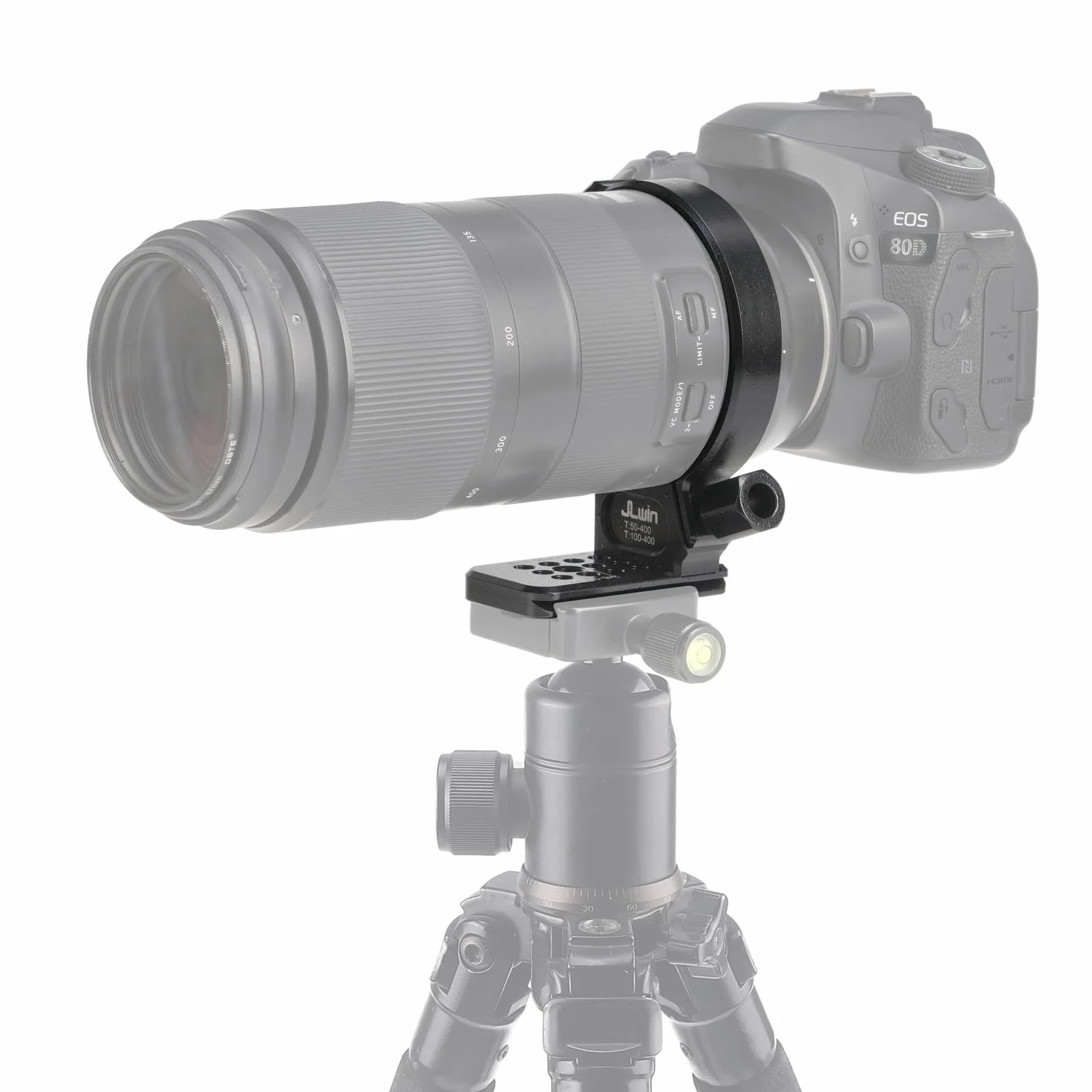 FOTGA Anello di montaggio per treppiede in metallo per Tamron 50-400mm F/4.5-6.3 Di III VC VXD A067, 100-400mm f/4.5-6.3 Di VC USD A035 (per Canon EF e per Nikon F Mount), con piastra a sgancio rapido