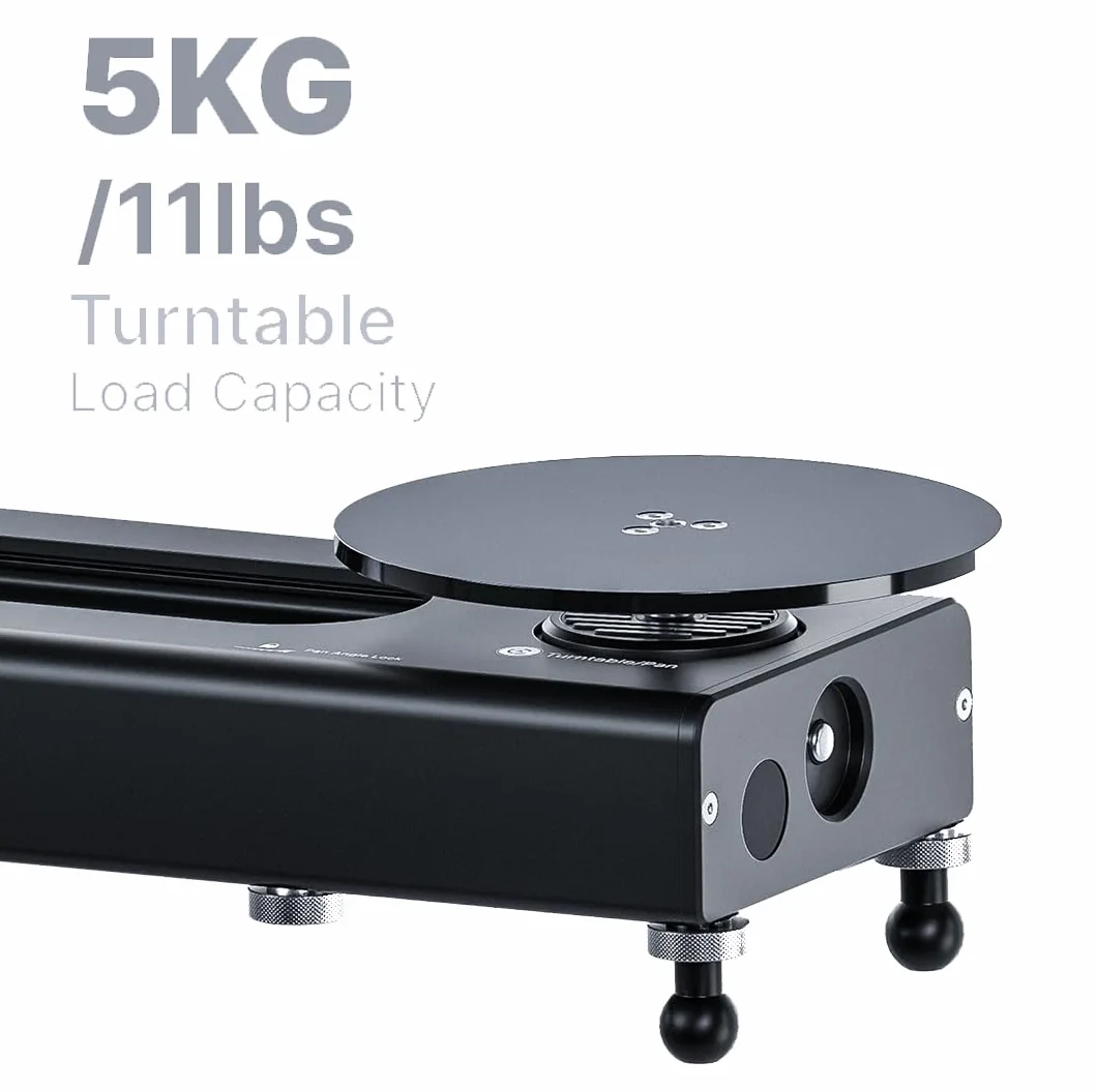Trexo Converta Pro - AI-Powered Video Slider, Built-in Rotary Table, 90° Panoramic Shooting, Time-Lapse, Loop Mode, APP & Voice Control, Pro Camera Motion System (C600-60cm/23.6")