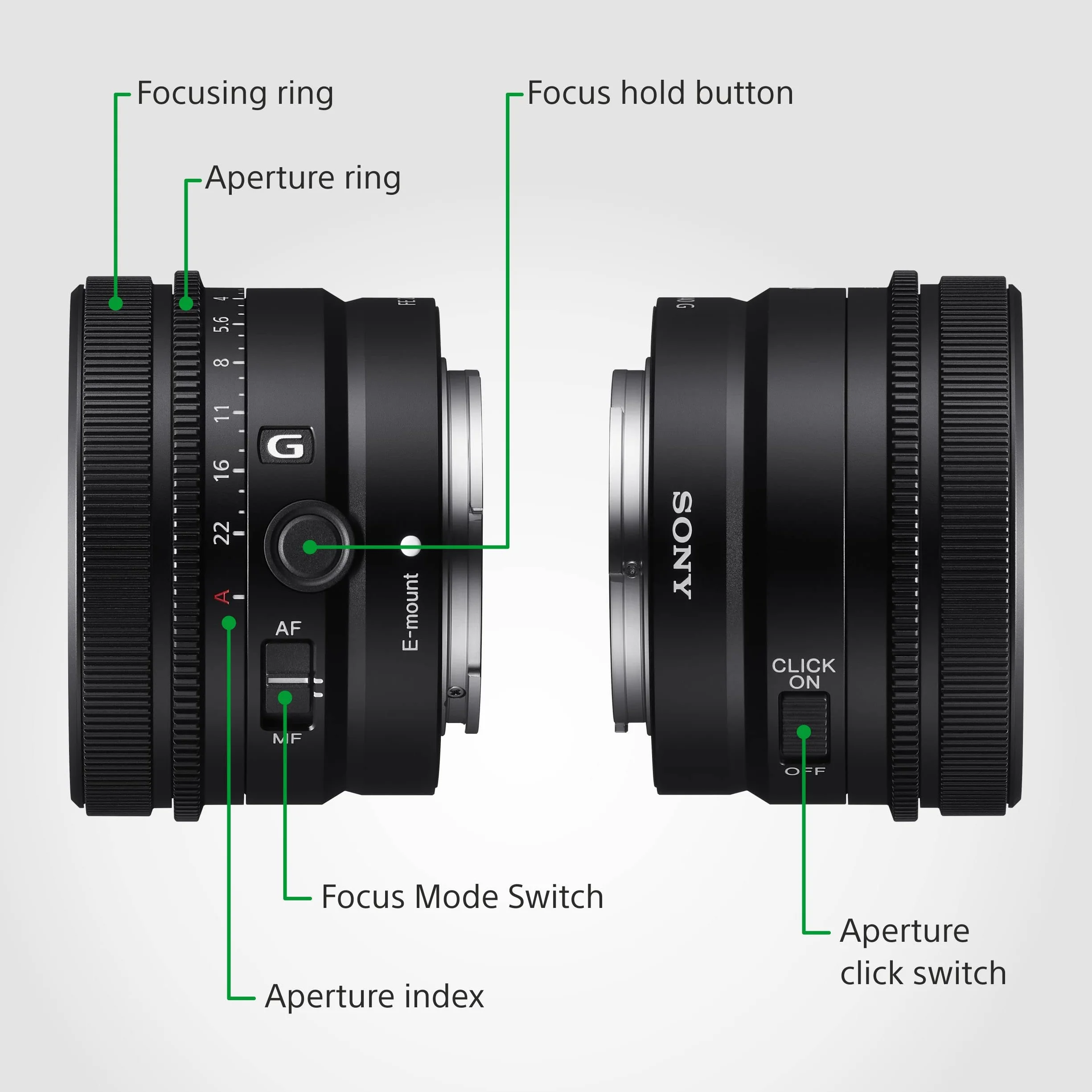 Sony SEL-40F25G Obiektyw Full-Frame 40mm F2.5 Premium Serie G Czarny