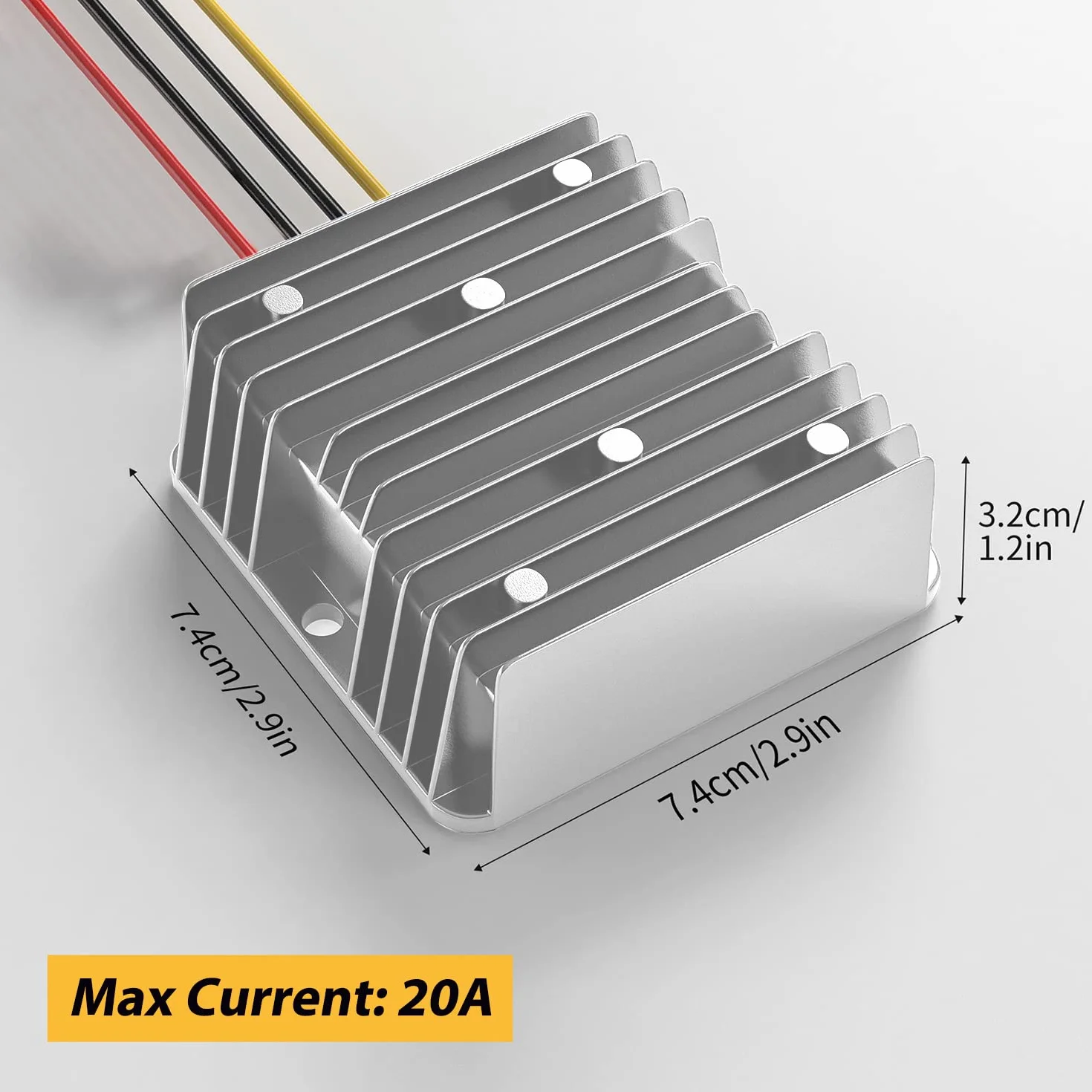 Cocar DC 24v a 12v Convertitore, Step-Down 20A 240W Trasformatore Convertitore Adattatore Alimentazione del Regolatore per Heavy Duty Auto Camion Veicolo Solar System, ECC.(Accetta DC15-40V Ingressi)