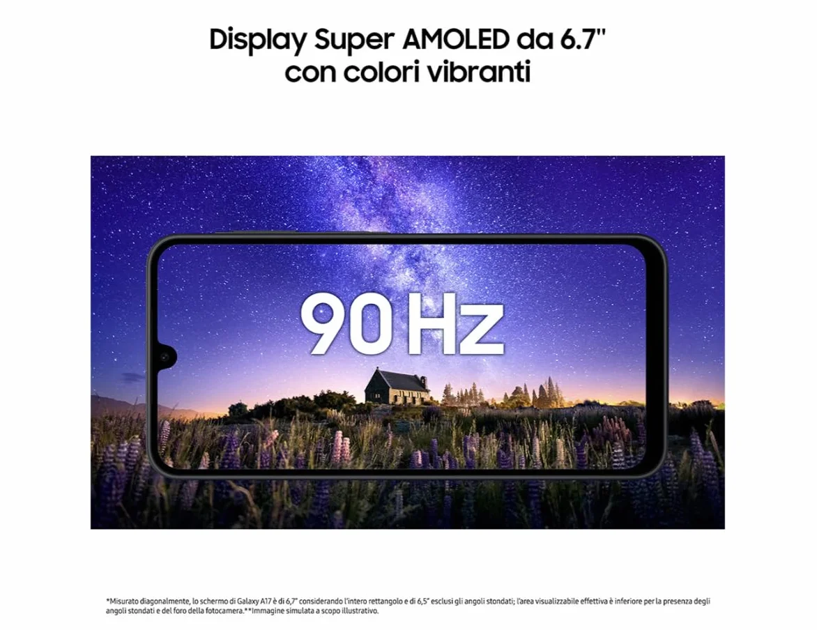 SAMSUNG GALAXY A17 LTE 4+128GB BLACK