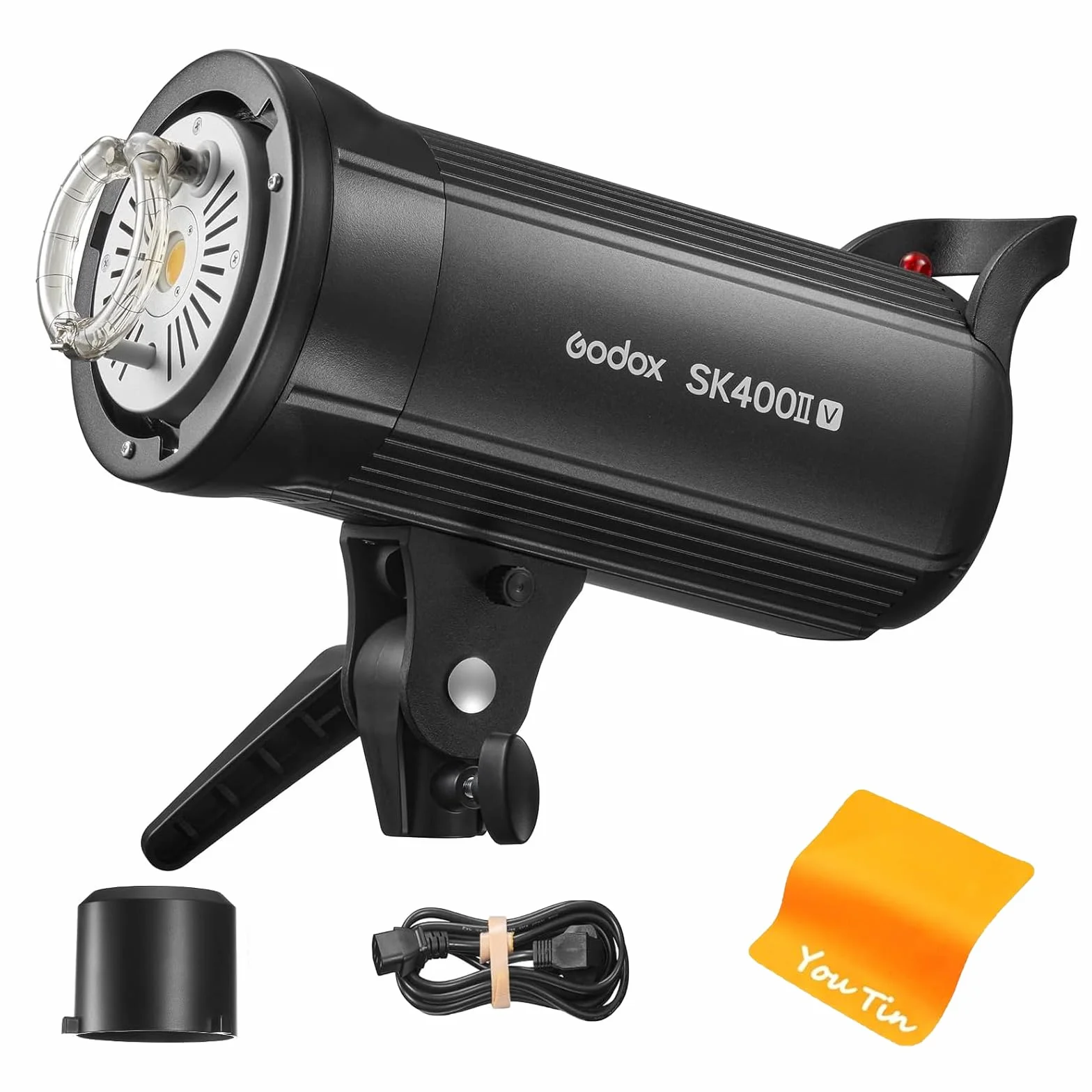 GODOX SK400IIV Flash da Studio LED 400W con Attacco Bowens, Sistema Wireless 2.4G X GN65 5600±200K Lampada pilota LED Luce Video Kit SK400II-V, GODOX SK400II V per Fotografia in Studio