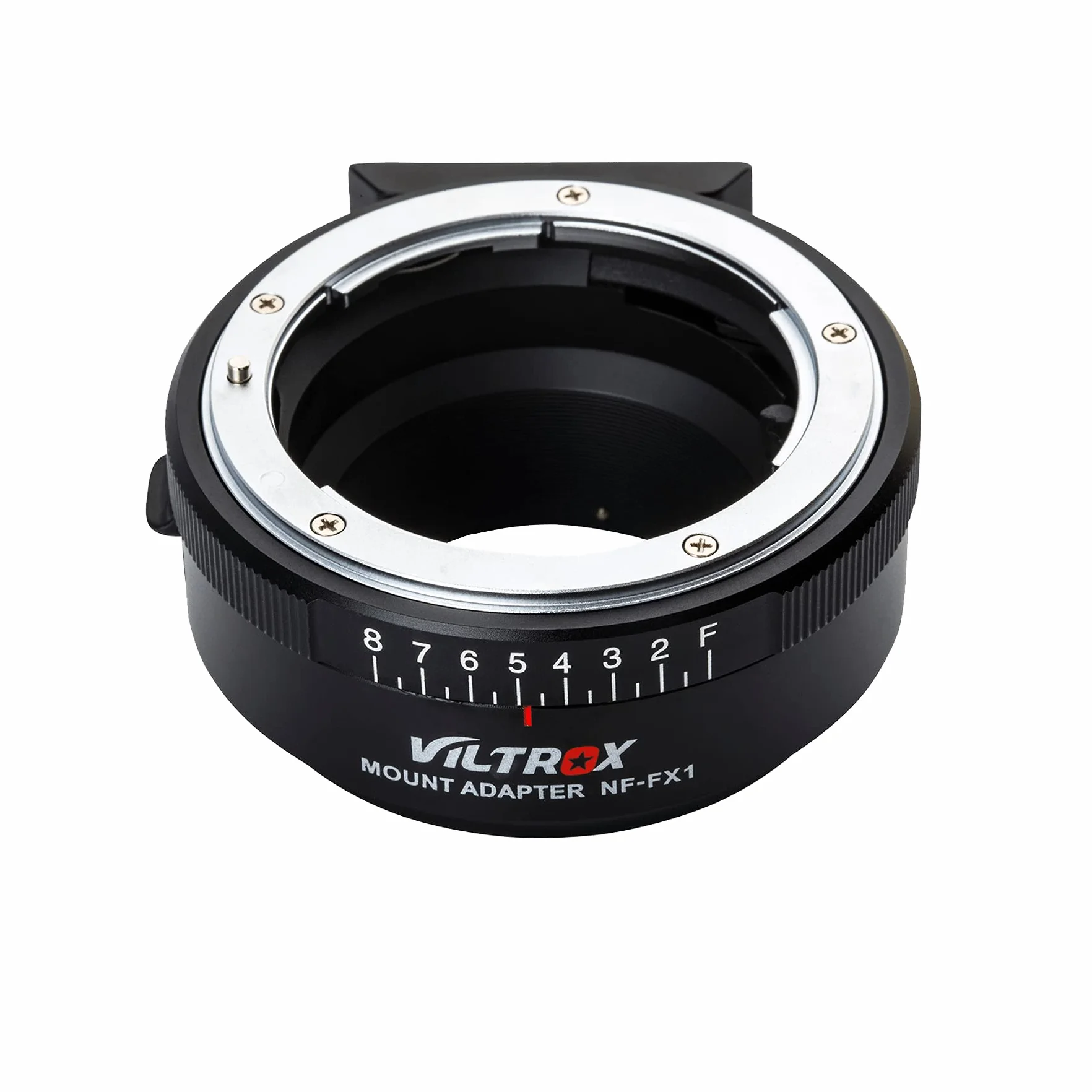 VILTROX NF-FX1 Adattatore Obiettivo,con Anello di Controllo di Apertura per Nikon Nikkor G D AI F Lente a Fujifilm FX Fuji X-mount Fotocamera X-T4 X-T3 X-T30 X-T20 X-PRO3 X-H1 X-E3 X-S10