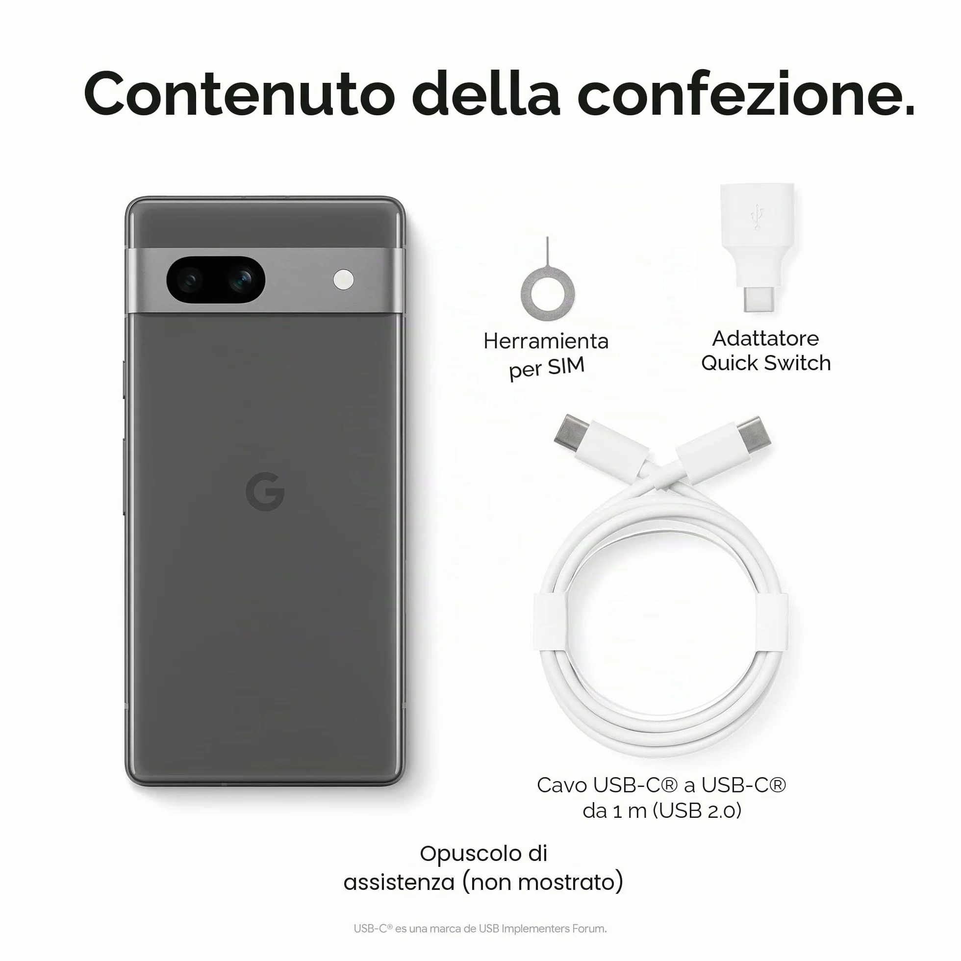 Google Pixel 7a 128GB Sea Ricondizionato