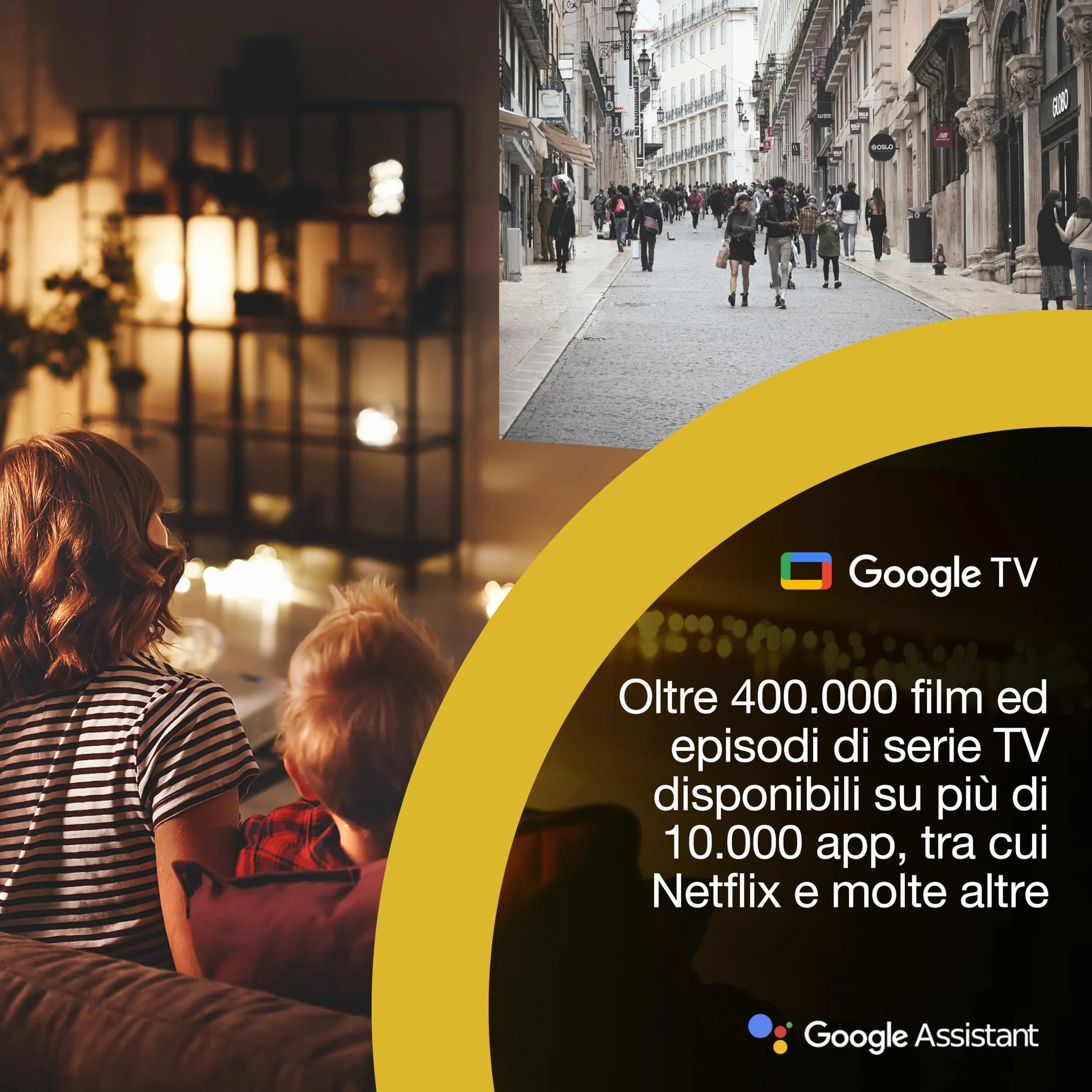 Epson Lifestudio Plus EF-72 | Videoproiettore per Smart TV portatile 4K PRO-UHD | 1.000 lumen | 3LCD x RGB-LED | Sound by BOSE| Google TV | Configurazione semplice | Display 150'' | Garanzia 5 anni