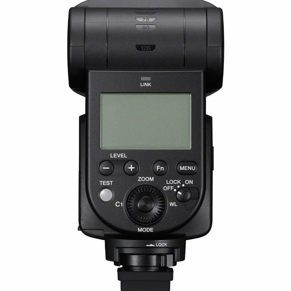 Sony HVL-F60RM2 Flash esterno con controllo radio wireless ( Flash multiplo, ad alta velocità, 10 BPS, dimmerabile in modo continuo, Quick Shift Bounce, ideale per i modelli Sony Alpha e FX)