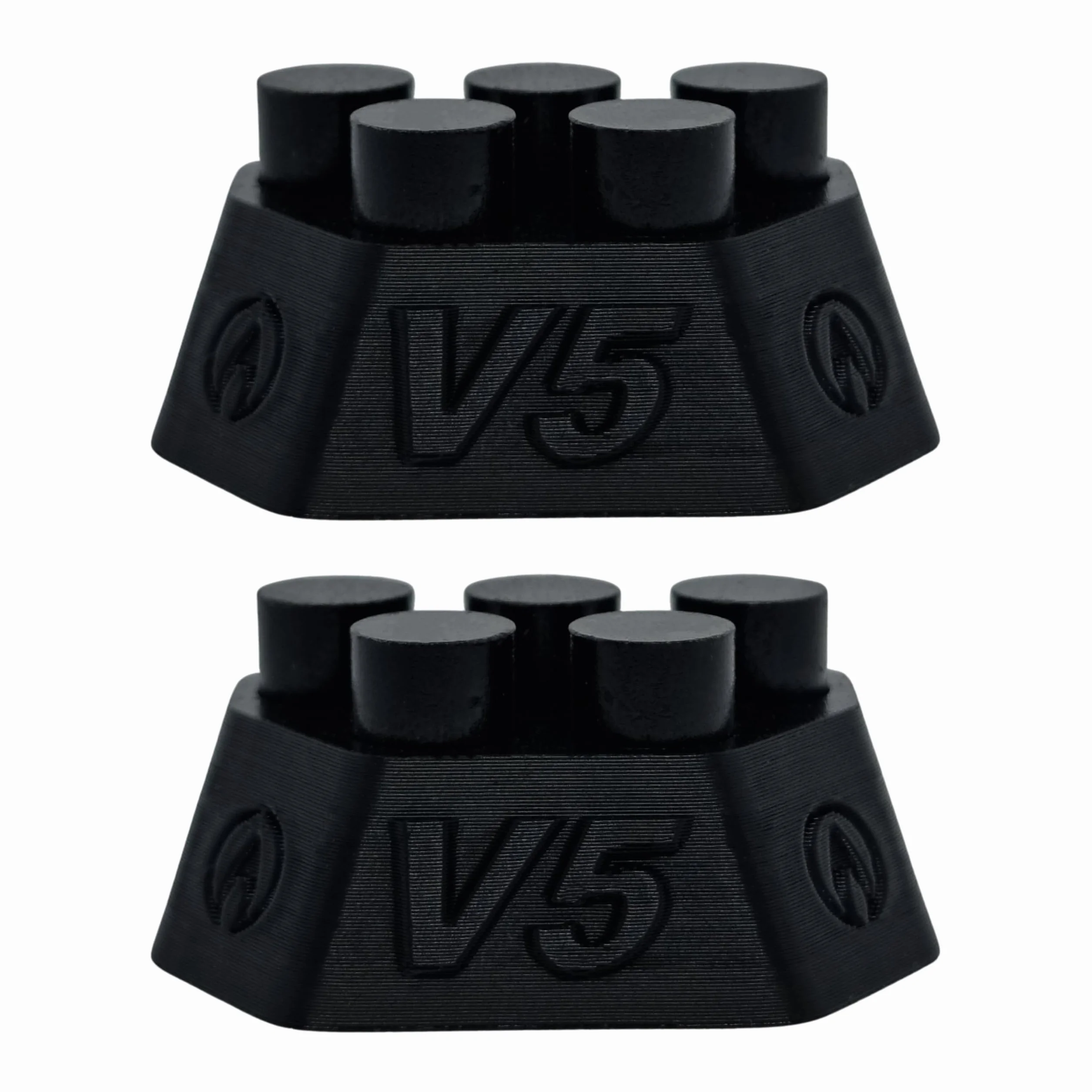 MoltenCore Core V5 Obsidian Foot Slider Set da 2, lunga scia di scintille, massima durata, montaggio adesivo senza attrezzi, per moto e trackday