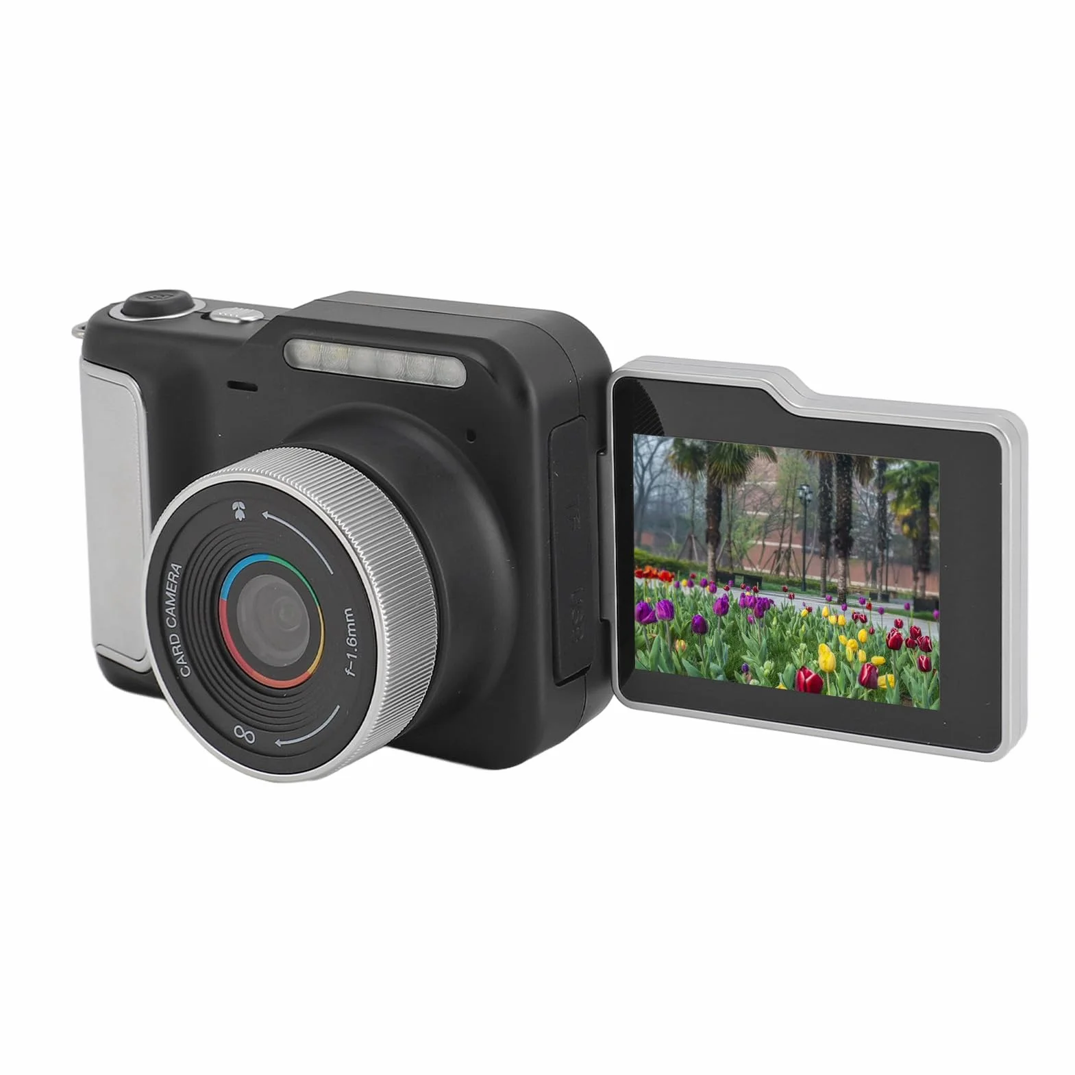 Fotocamera Digitale 4K da 48 MP, Visione Notturna, Time Lapse, Webcam, Rallentatore per Fotografia, Vlogging, Streaming Live