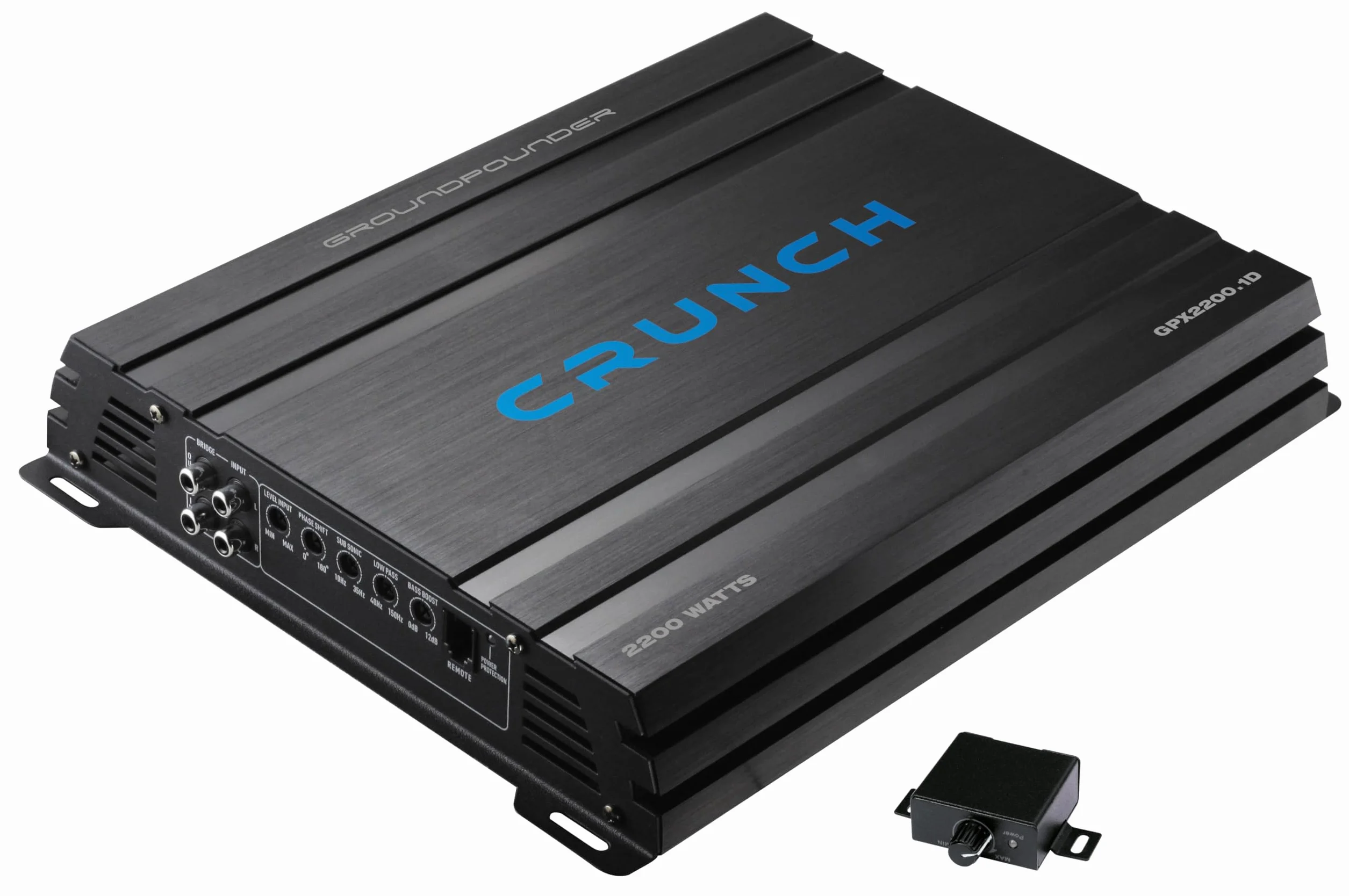 CRUNCH Serie AMP GPX-2200.1D 2200 Watt 1 canale (mono) - Amplificatore automatico adatto per il funzionamento di subwoofer