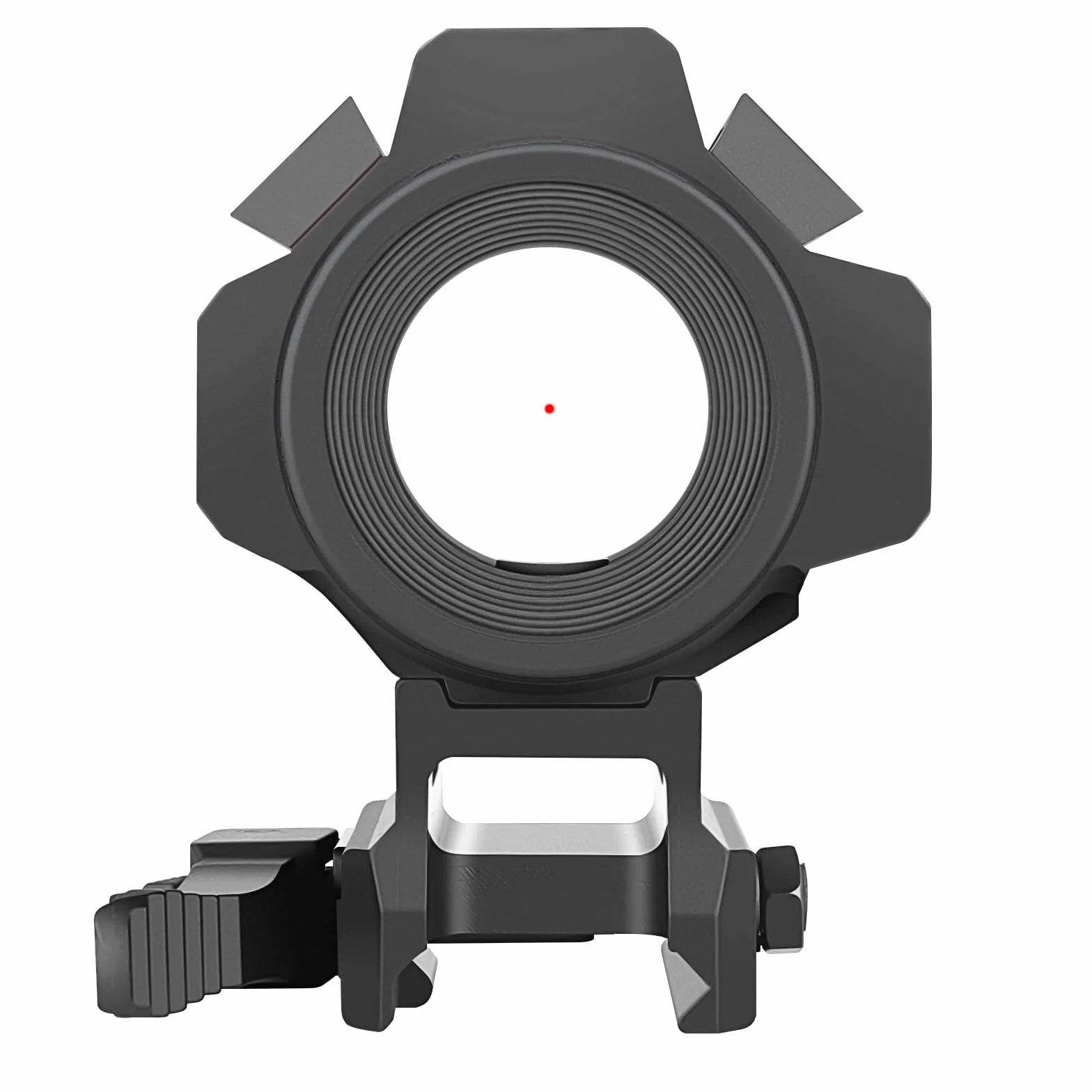 SPINA OPTICS Mirino solare Red Dot Sight 1x30mm 2 MOA con Reticolo Dot/Cross Circle e 7 livelli luminosità QD Mount