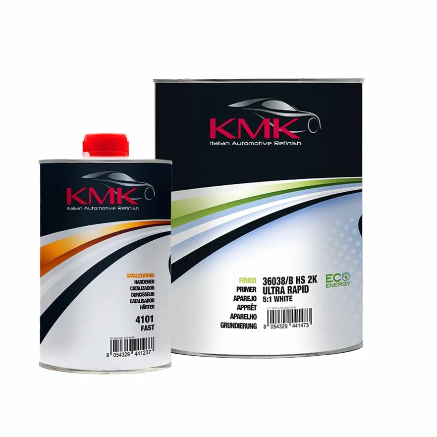 KMK KIT FONDO ULTRARAPIDO BIANCO 2K 5:1 (con catalizzatore rapido)