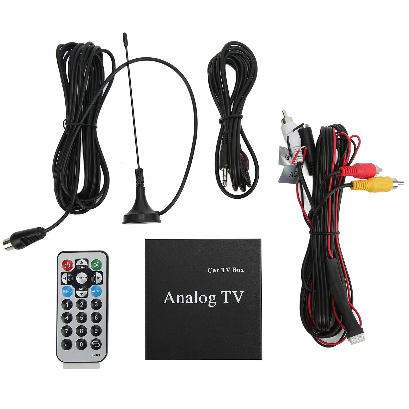 Ricevitore del segnale TV analogico, sintonizzatore TV analogico per auto a trasmissione stabile per accessori video auto