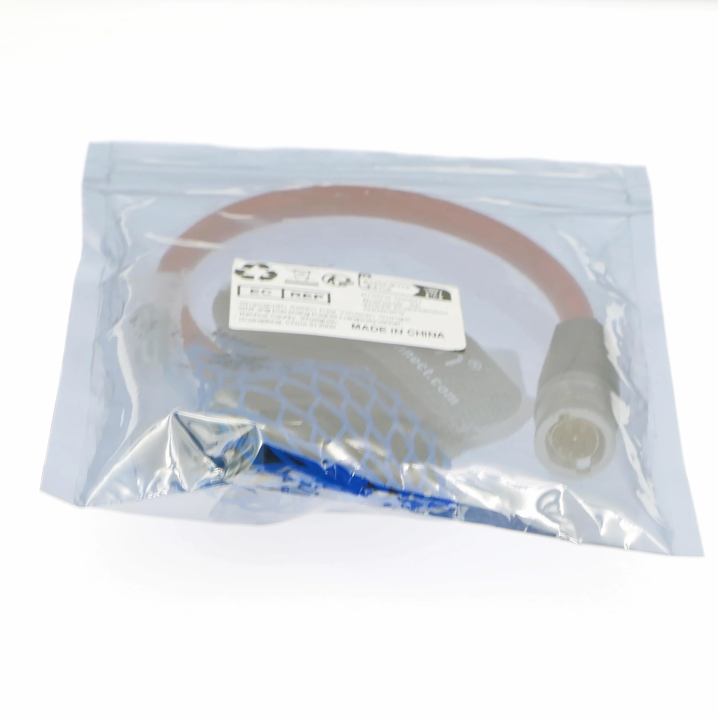Uonecn Cavo Protettivo HD SDI 12G con Isolatore Galvanico BNC Maschio a BNC Femmina Angolato per RED Komodo Camera 20cm rosso