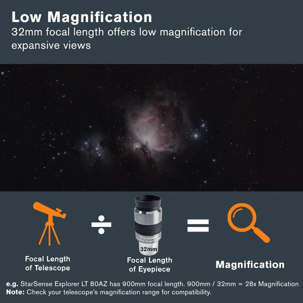 Celestron 93323 1-1/4-32 mm serie Omni Oculare