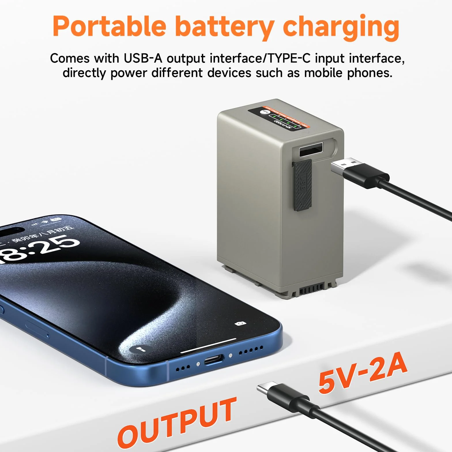 NP-FV100 USB-C batteria 4590mAh 2 pezzi per Sony NP-FH100 FH90 FH70 FH60 HDR-CX455 CX675 CX290 CX330 CX380 CX430V CX580V CX760V CX900 PJ540 PJ580V PJ670 PJ710V PJ 7 60V PV790V PJ810