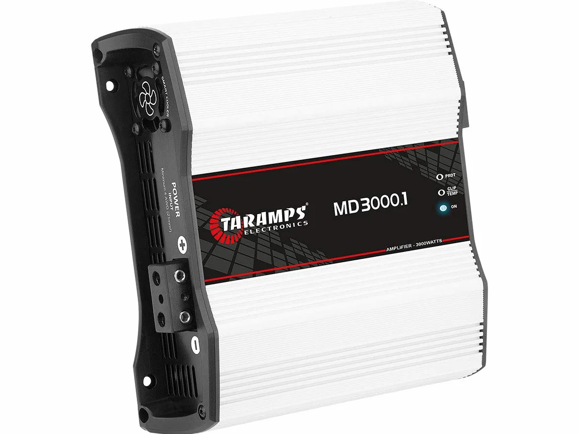 Taramp's MD 3000.1 1 Ohm 3000 Watt Classe D Amplificatore mono a gamma completa