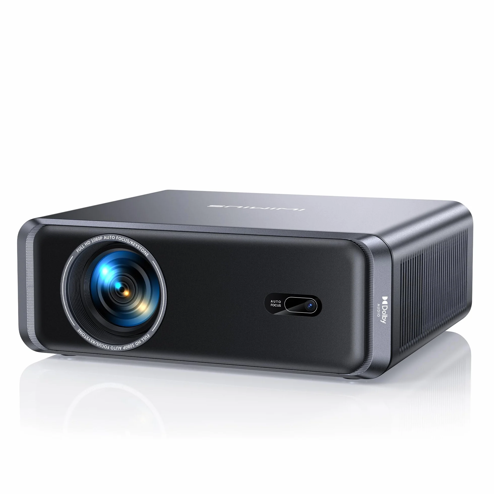 Proiettore 4K 1000ANSI Auto Focus Keystone WiFi6 Bluetooth5.3 Portatile 1080p Nativo HDMI ARC Nero