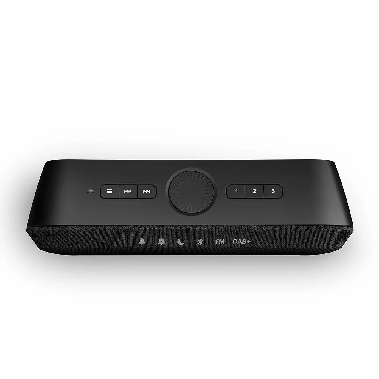 Teufel Radio One, Radiosveglia Bluetooth DAB/FM, dal suono HiFi con Schermo Dimmerabile e Ingresso Aux, Nero
