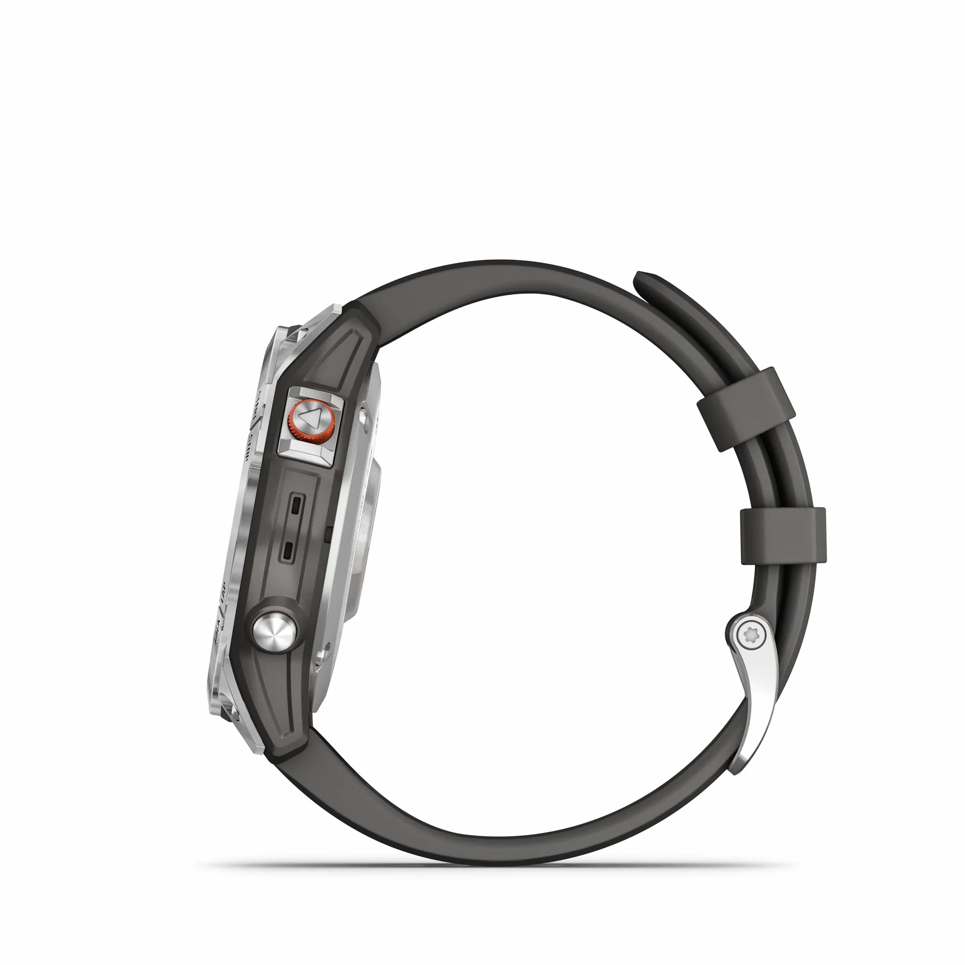 Garmin epix (Gen 2), Smartwatch, 47mm, Display AMOLED 1,3", Touchscreen, +30 Sport, GNSS multi-band, Cardio, SpO2, Mappe, Musica, Garmin Pay, Autonomia 16 giorni (Slate & Steel)
