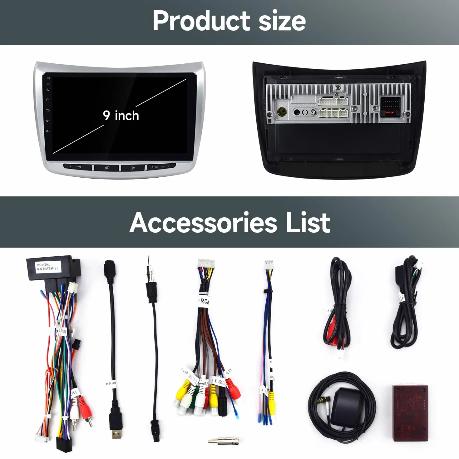 Lancia Delta [2008–2014] Autoradio CarPlay, Android Auto, 9 Pollici Touch GPS, Bluetooth, DSP, Wi-Fi, USB, Retrocamera, Playstore OCTACORE 4GB RAM 64GB ROM