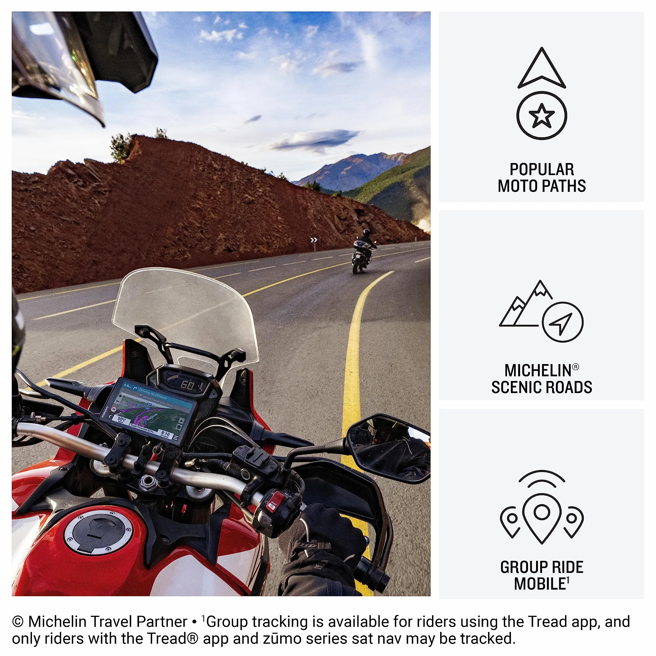 Garmin zūmo XT2 Navigatore Moto 6" Display Mappa Europa Topografica Bluetooth WiFi Ricondizionato