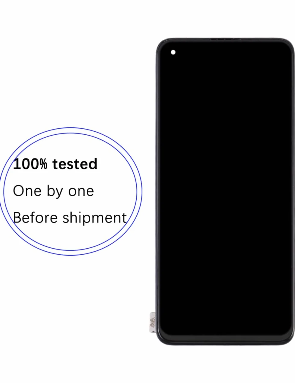 Display di ricambio per display LCD Oppo Find X3 Lite 5G TFT, CPH2145 Display Touch Digitizer Assembly Kit parti di riparazione (nero con cornice, senza impronte digitali)