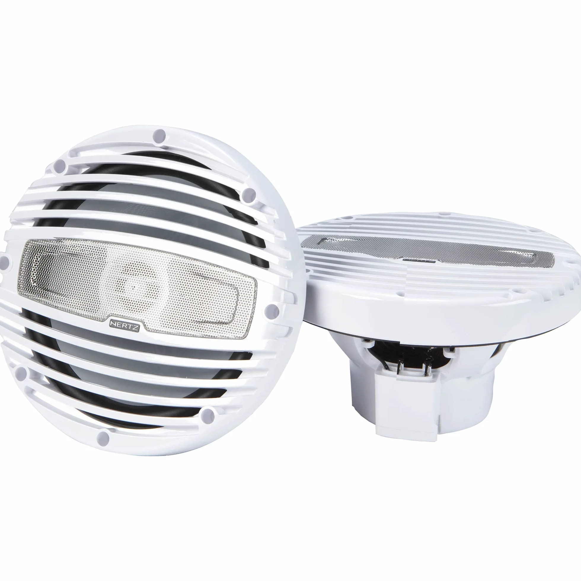 Hertz HMX 8-TW - Coppia di altoparlante coassiale marine 200mm bianco – Prestazioni estese per ambienti nautici ad alta esposizione