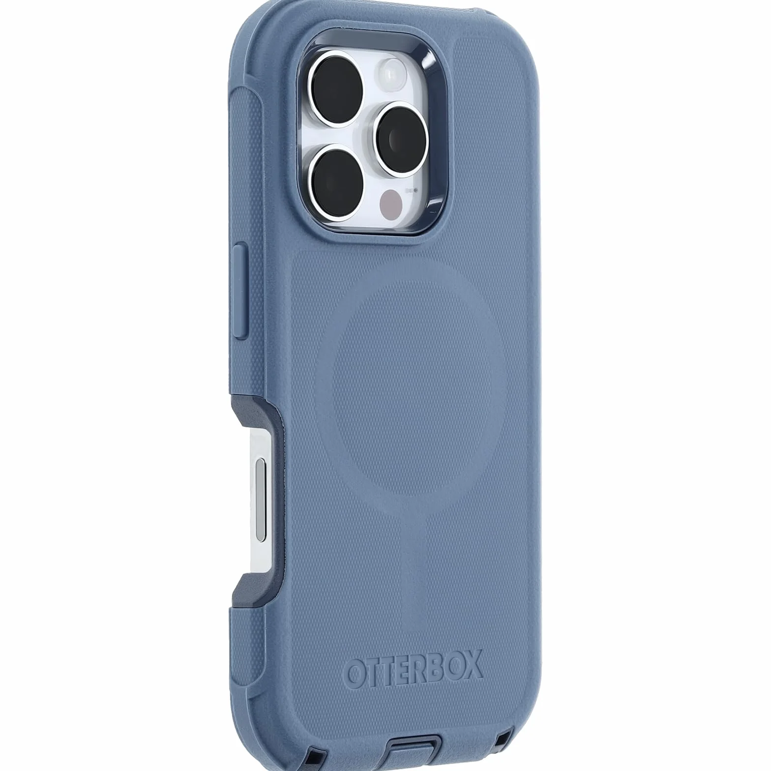 OtterBox Cover Defender Series MagSafe per iPhone 16 PRO, Custodia Protettiva Antiurto, a Prova di Caduta, Protezione Estrema, Testata 7X Norme Mil-Std 810G, Blu, Senza Retail Package