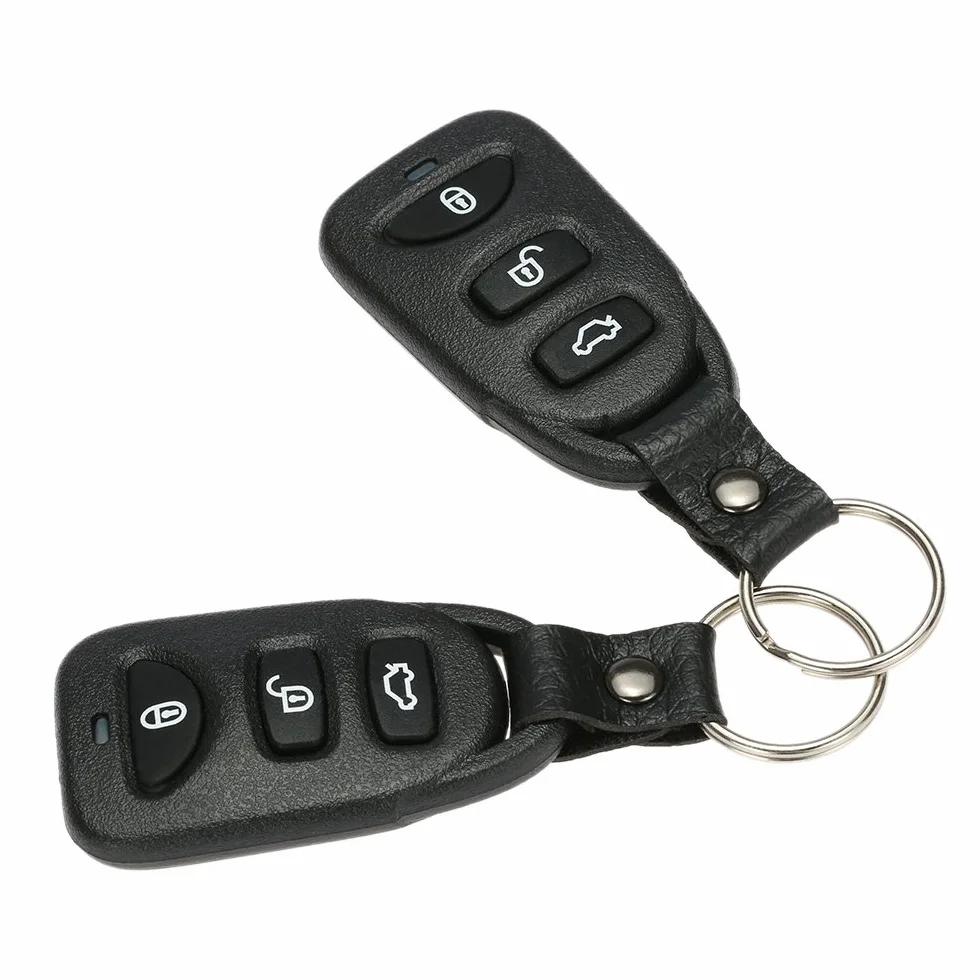 Serratura centralizzata universale per auto, sistema di ingresso per porta auto senza chiave, kit con 2 telecomandi di blocco centrale