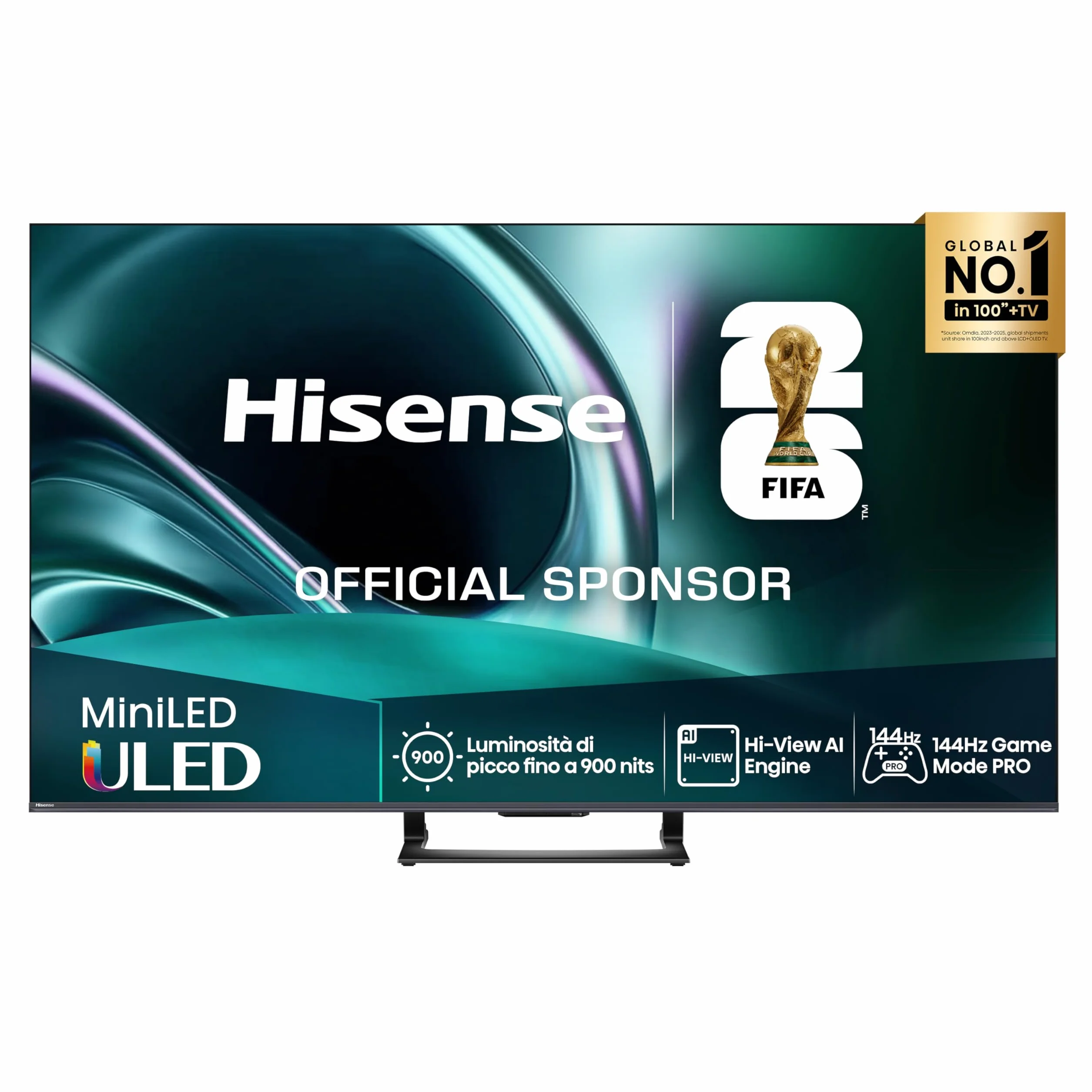 Hisense 50" Mini-LED 4K Smart TV 50U72Q 144Hz Dolby Vision IQ HDR10+ Game Mode PRO Dolby Atmos 2.1