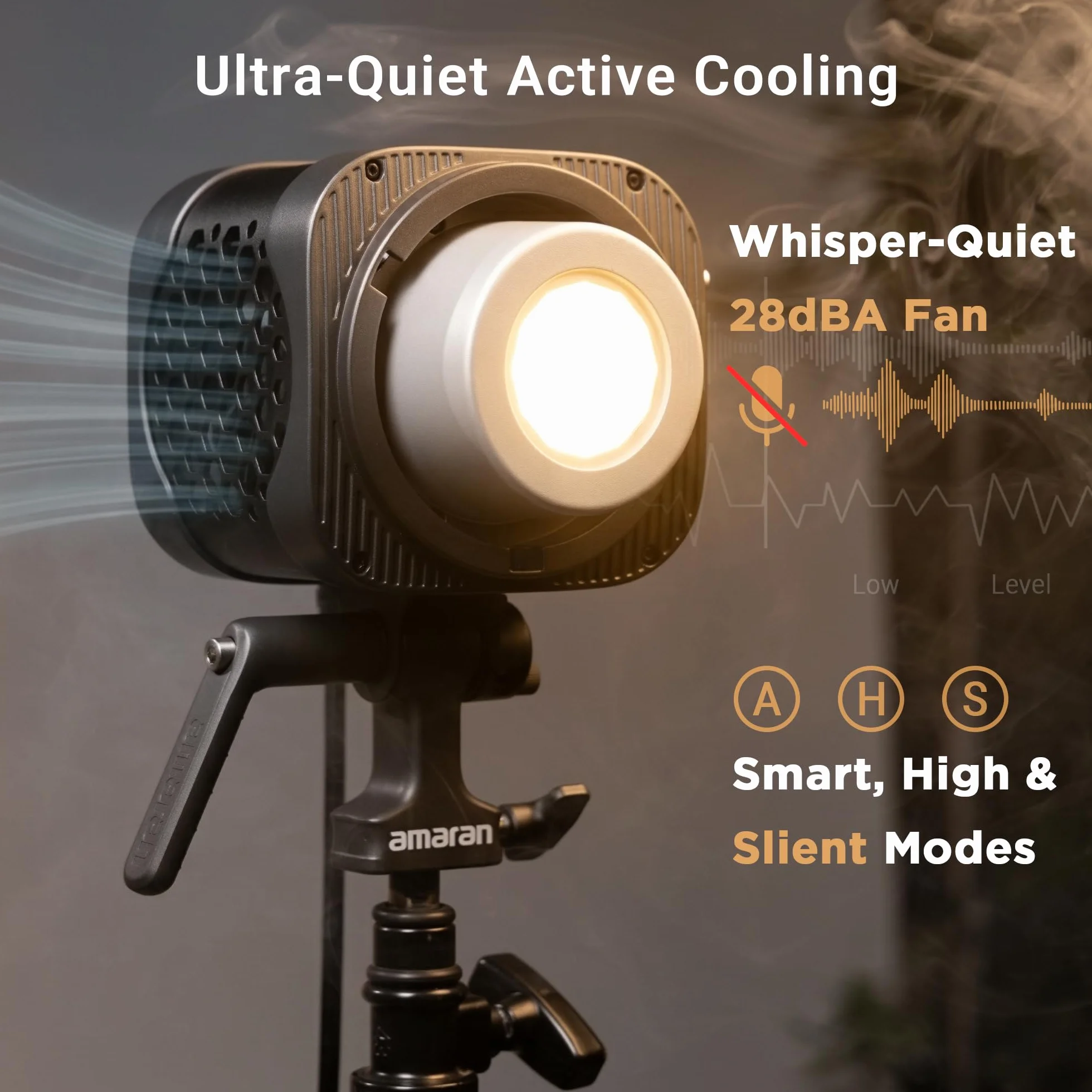 Amaran Halo 200x Luce Video LED COB Bicolore 200W Illuminazione Continua 2700K 6500K Controllo NFC App e DMX Attacco Bowens per Fotografia Studio Registrazione Video e Dirette Streaming