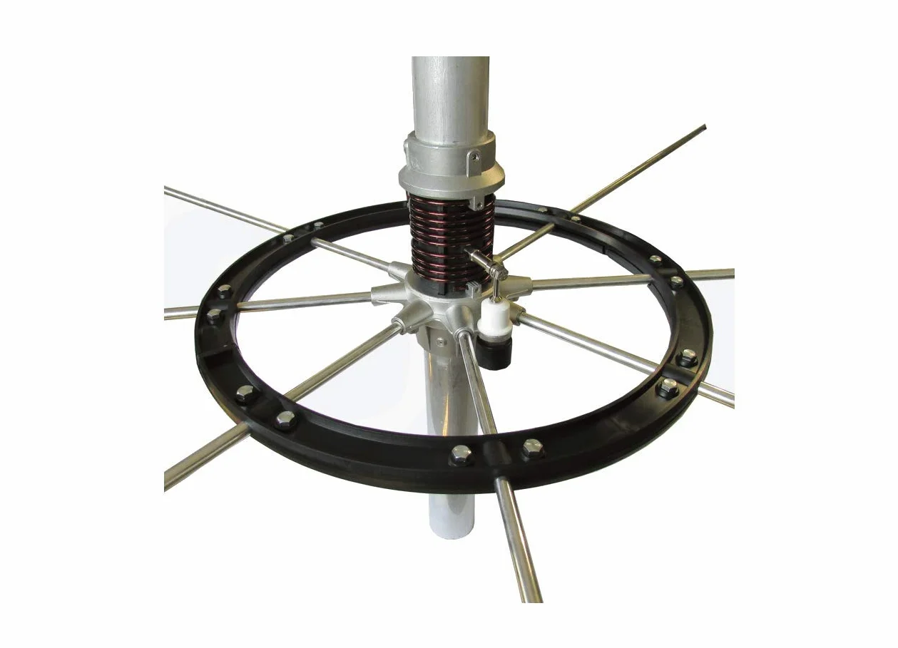 SIRIO BLIZZARD 2700 ANTENNA BASE CON ANELLO DI RINFORZO RADIALI - 26 ... 28 MHz TARABILE 5/8 λ GROUND PLANE