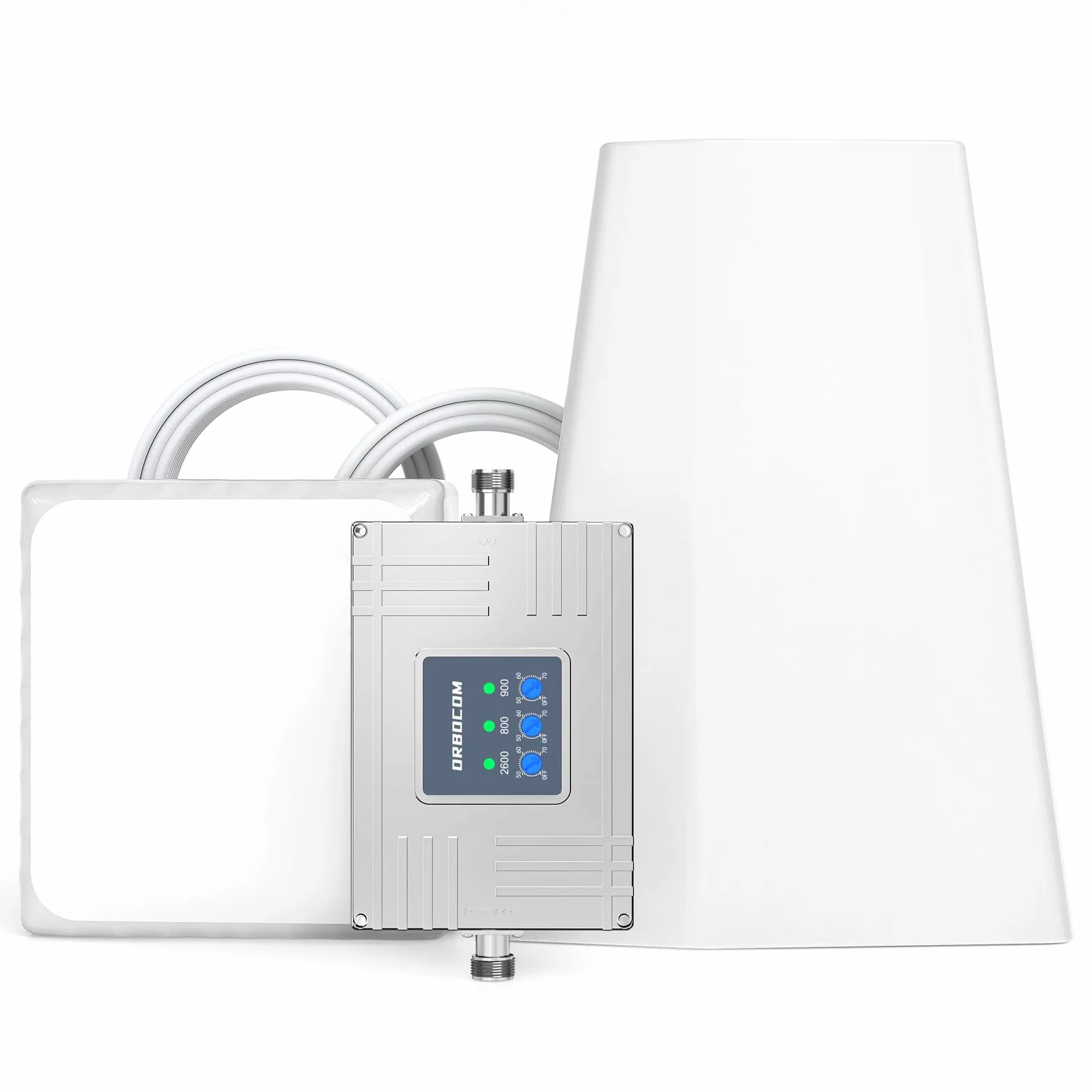 Ripetitore Segnale Cellulare Banda 20/8/7 4G 3G Supporta Wind Tre TIM e Iliad, ecc Amplificatore Segnale Cellulare Per la Casa Ufficio Ripetitore GSM con Antenna Omni