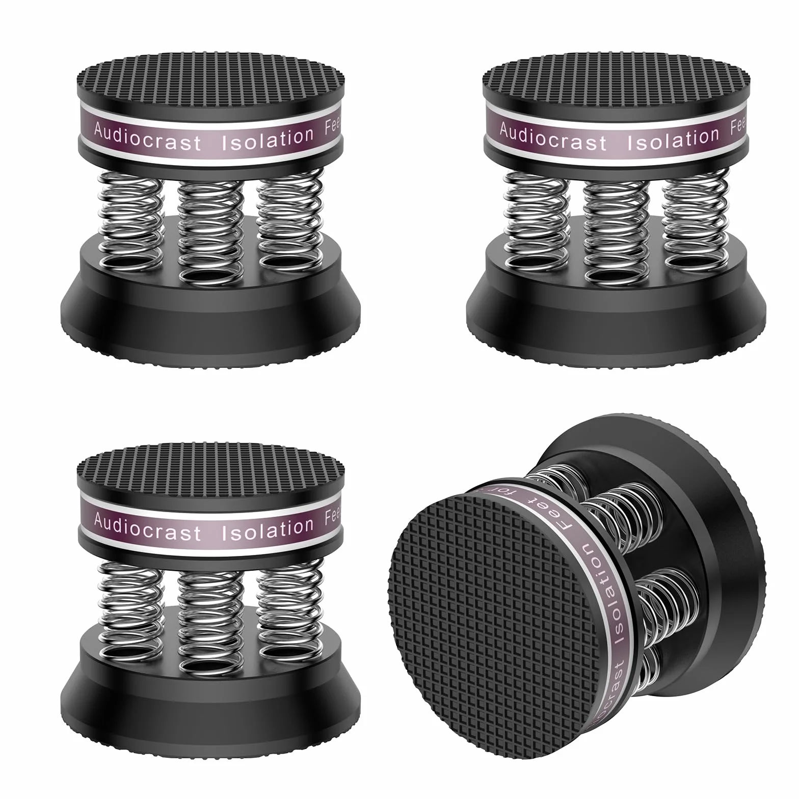 Piedini ammortizzatori HiFi 38,5 mm x 43 mm per altoparlanti subwoofer