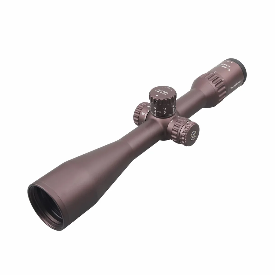 Vector Optics SCOL-43 Continental x6 4-24x50SFP Coyote FDE - Cannocchiale per sport, airsoft e caccia, fucile ad aria compressa, mirino per fucile, scopa rifle scope, ampia gamma di accessori