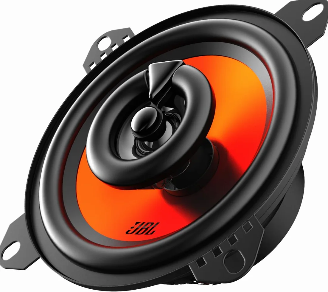 JBL Stage1 42F Altoparlante Auto Coassiale 100mm 4" con 40W RMS e 320W Max, sensibilità 88dB, risposta 85Hz–20kHz e impedenza 4 ohm per un audio nitido, uniforme e prestazioni sempre affidabili