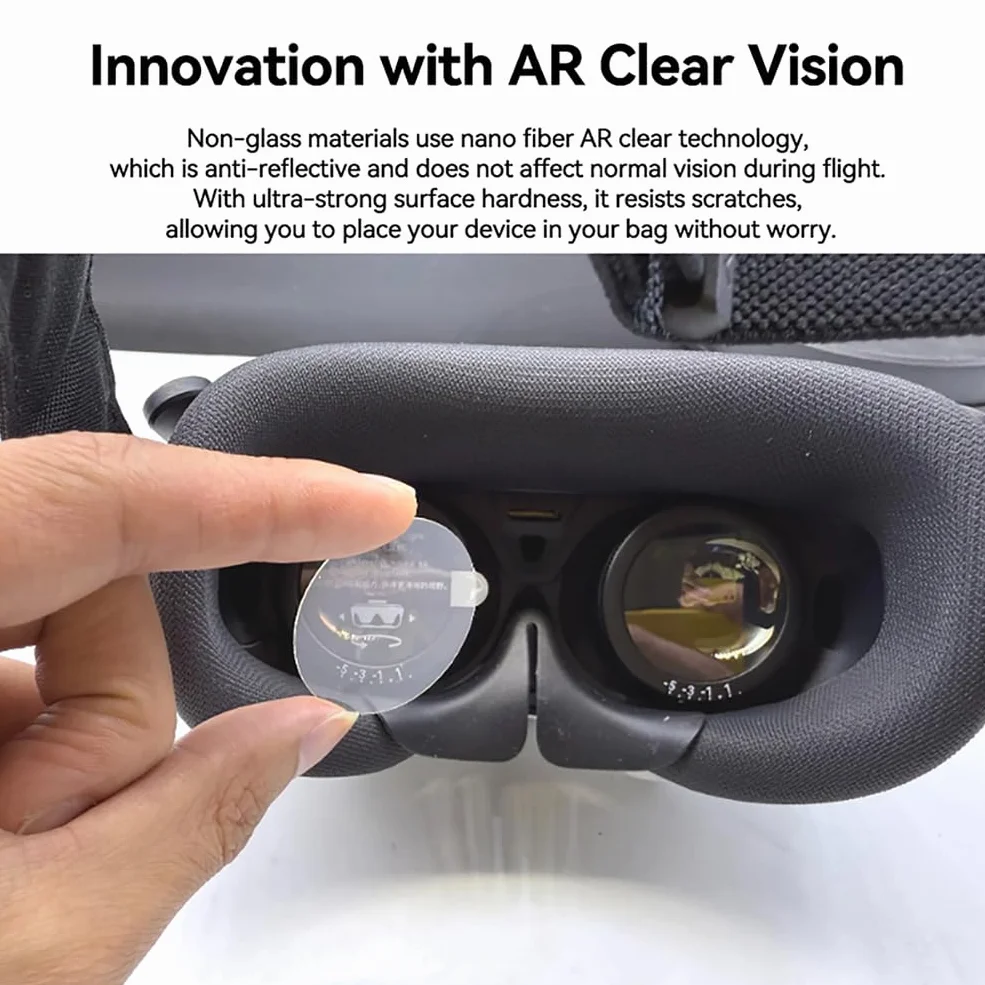 Set completo di pellicole proteggi schermo per drone Insa 360 Antigravity A1, A1 Flight Glasses Lens Protector + Body AR Protective Film, Anti-impronte Screen Protector Film