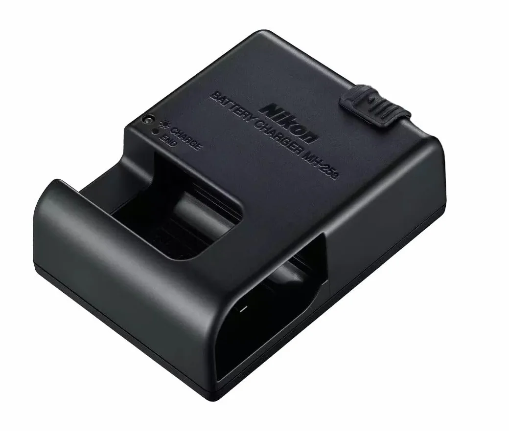 Nikon MH-25a, Caricabatteria per Batterie agli Ioni di Litio Nikon EN-EL15, Prodotto Originale, Nero