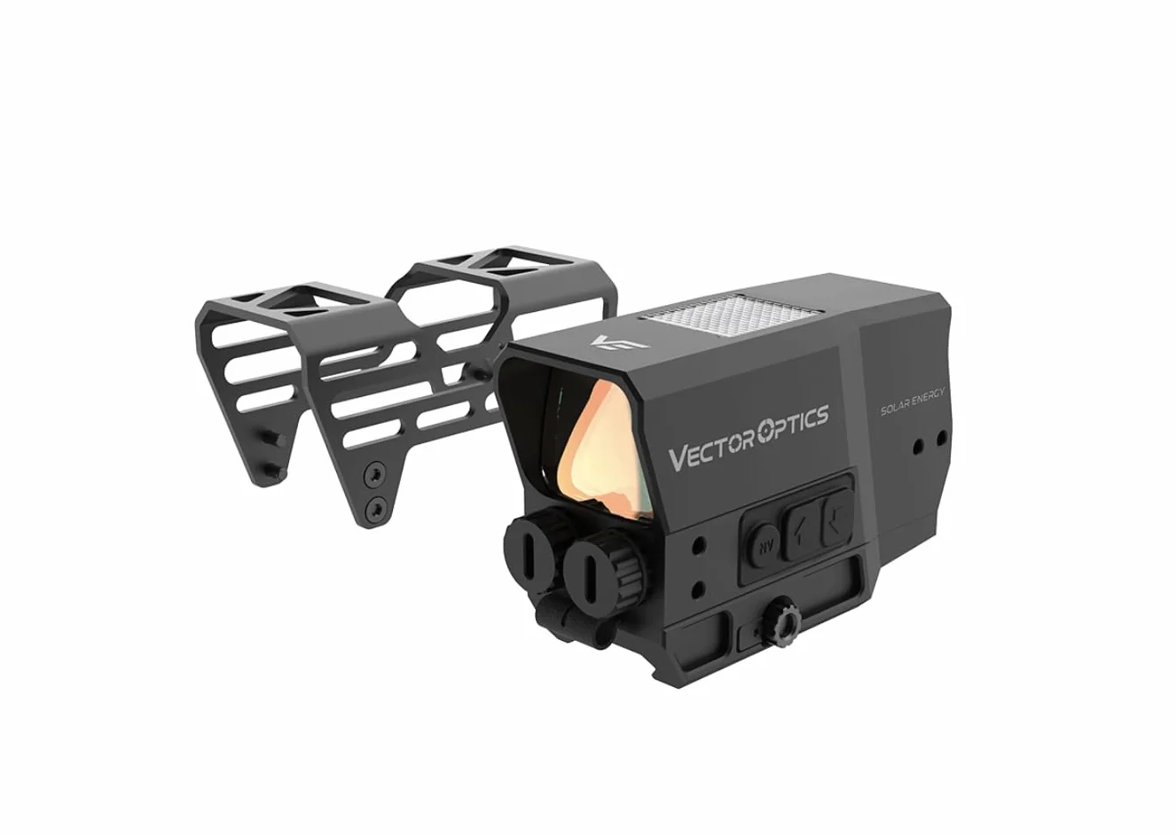 Vector Optics SCRD-S67 Frenzy Plus 1 x 31 x 26 visiera solare Rotpunkt per sport, airsoft e caccia, fucile ad aria compressa, visiera riflettente, Red Dot