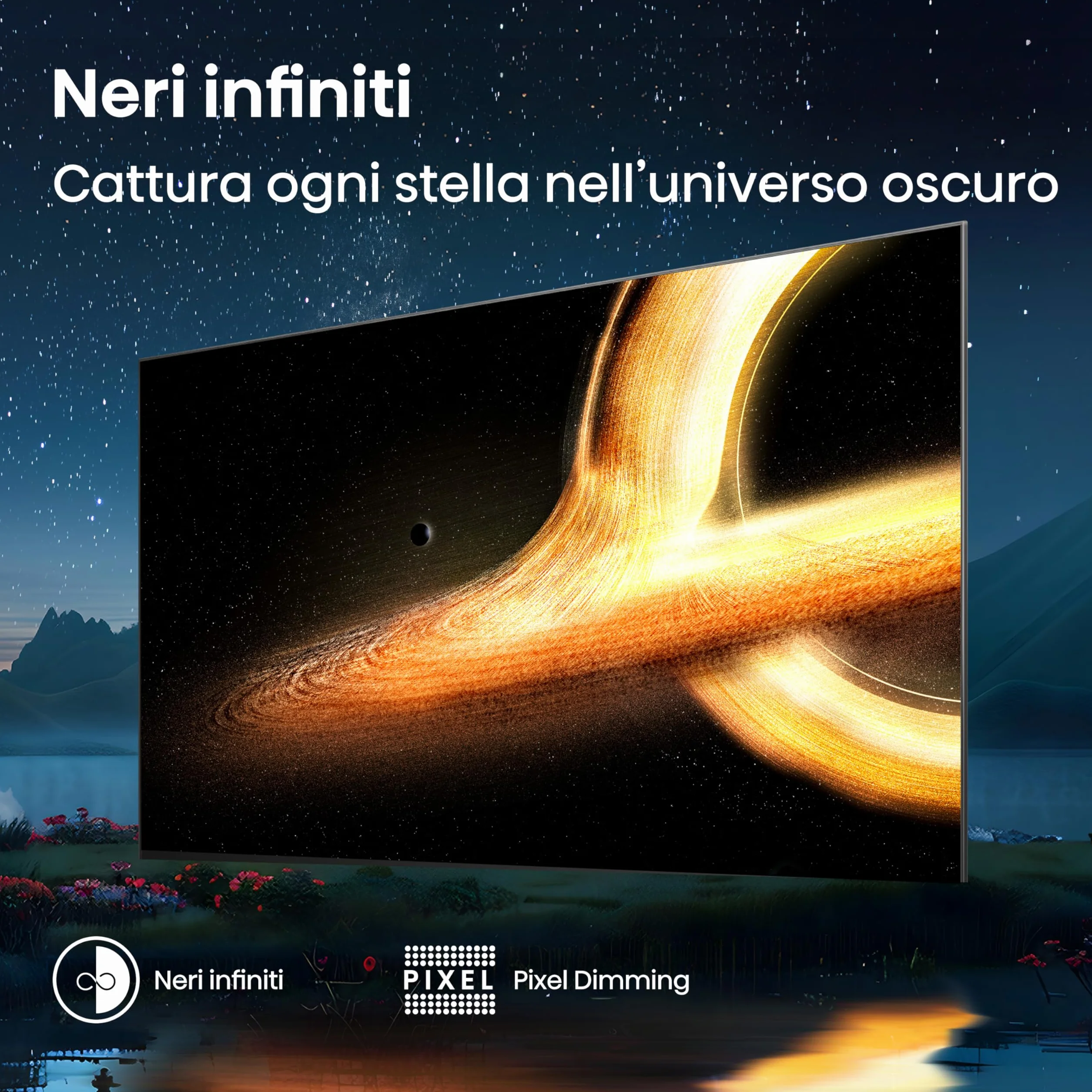 Hisense 55A8DQ Smart TV OLED 55" 4K VIDAA Dolby Vision IQ HDR10+ Adaptive 120Hz Game Mode PRO Audio Dolby