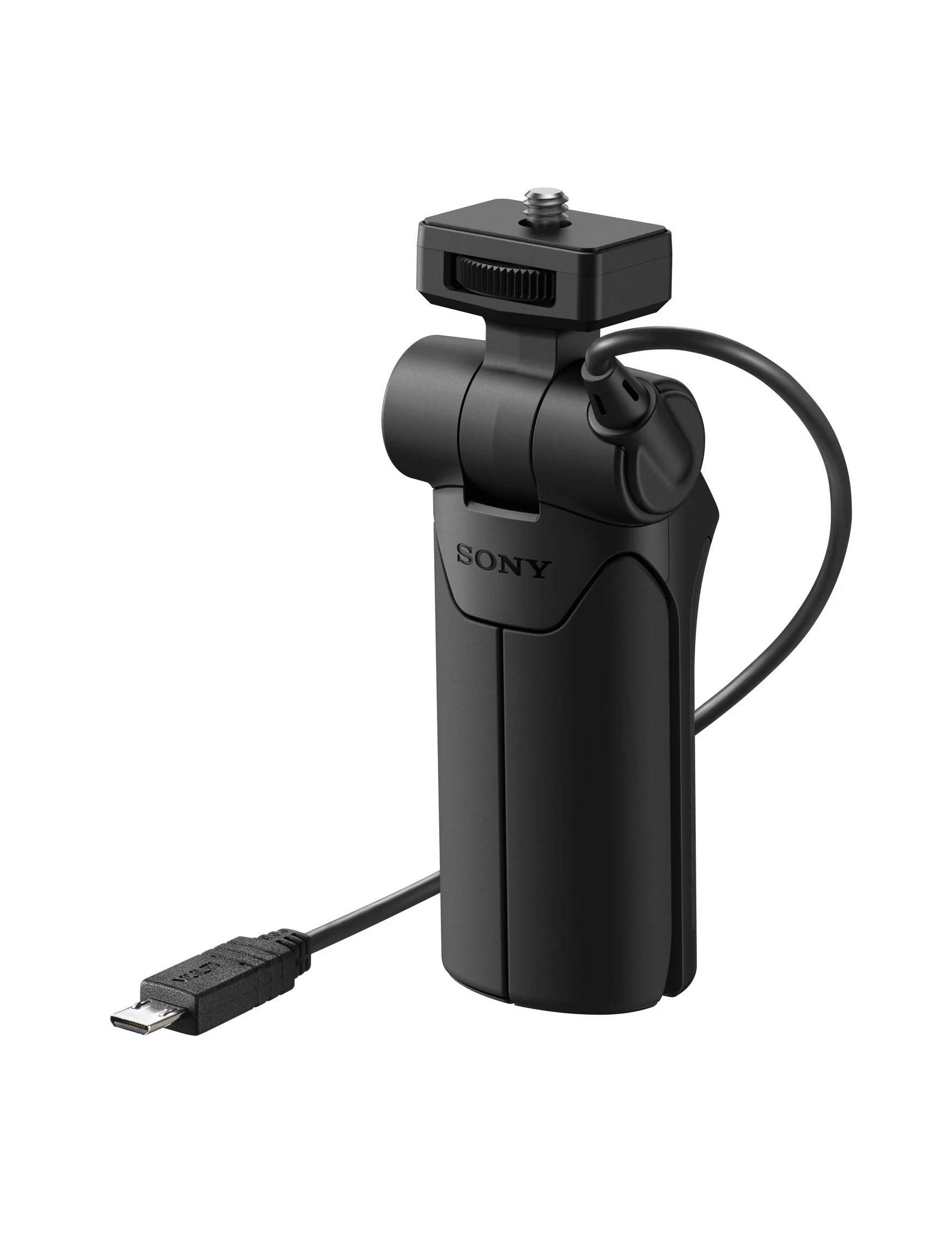 Sony VCTSGR1 Shooting Grip con Impugnatura Ergonomica e Funzione Treppiedi per Fotocamere Digitali Compatte Sony, Ottimale per Video e Vlog, Nero