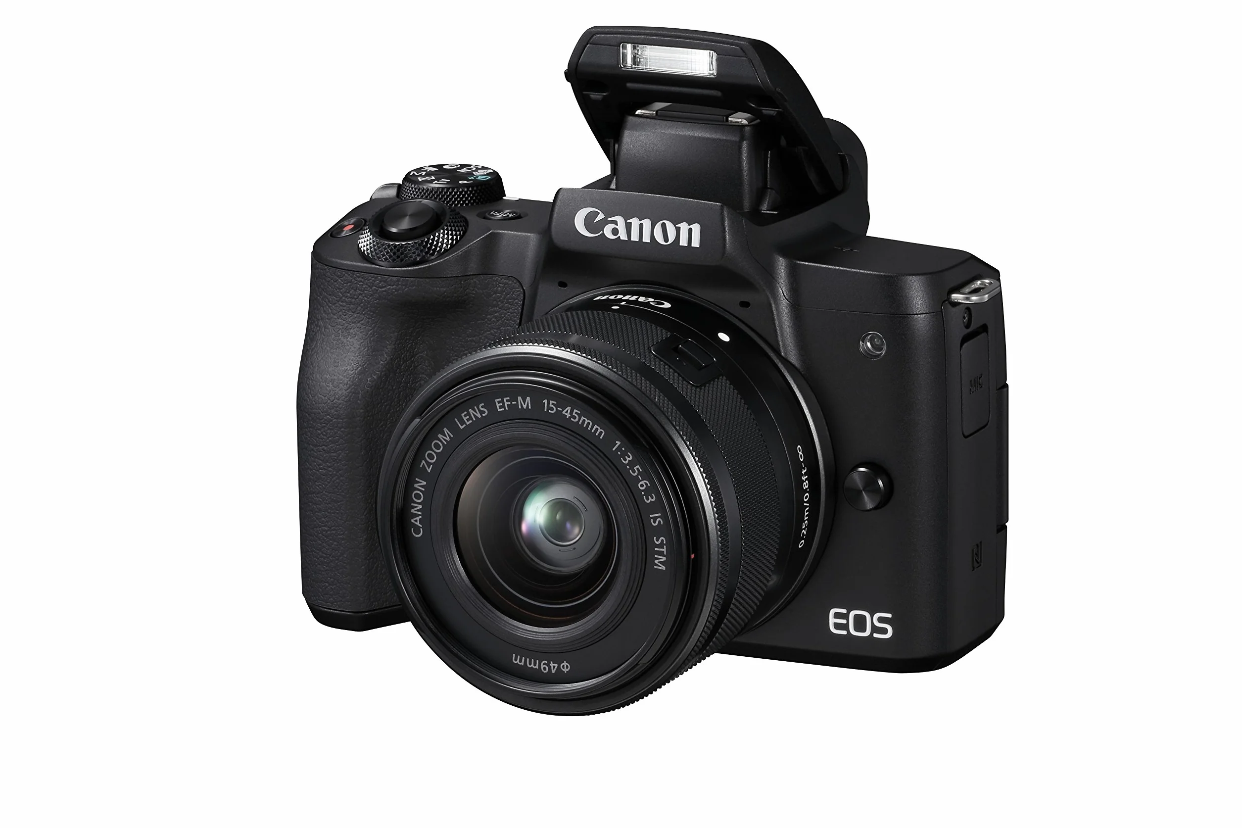 Canon Italia EOS M50 + EF-M Fotocamera Mirrorless, Nero, Lunghezza Focale 15-45 mm