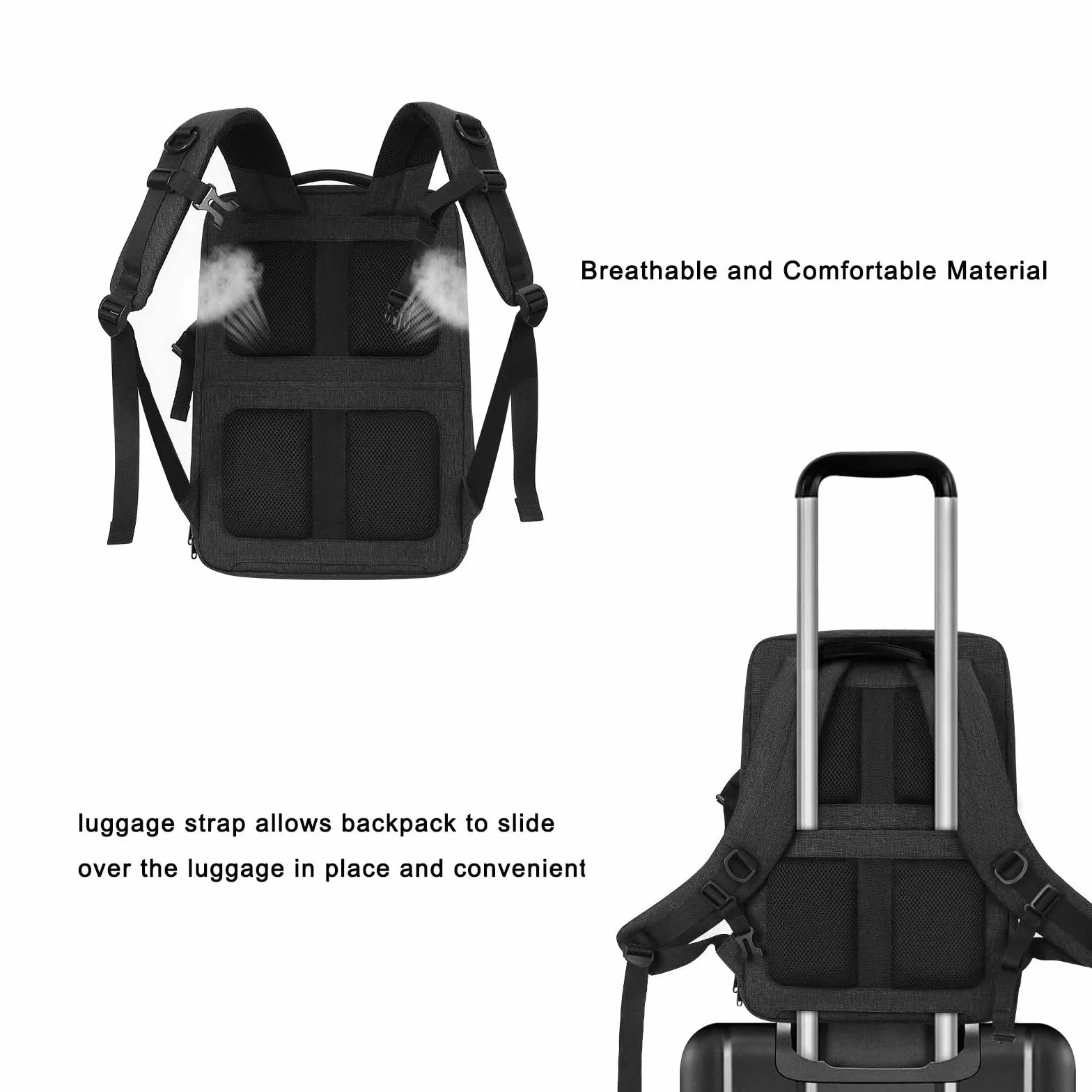 MOSISO Zaino per Fotocamera, DSLR/SLR/Mirrorless Impermeabile 17,3 Pollici Camera Custodia con Hardshell Anteriore&Vano Laptop&Holder Tripod&Rain Cover Compatibile con Canon/Nikon/Sony, Spazio Grigio