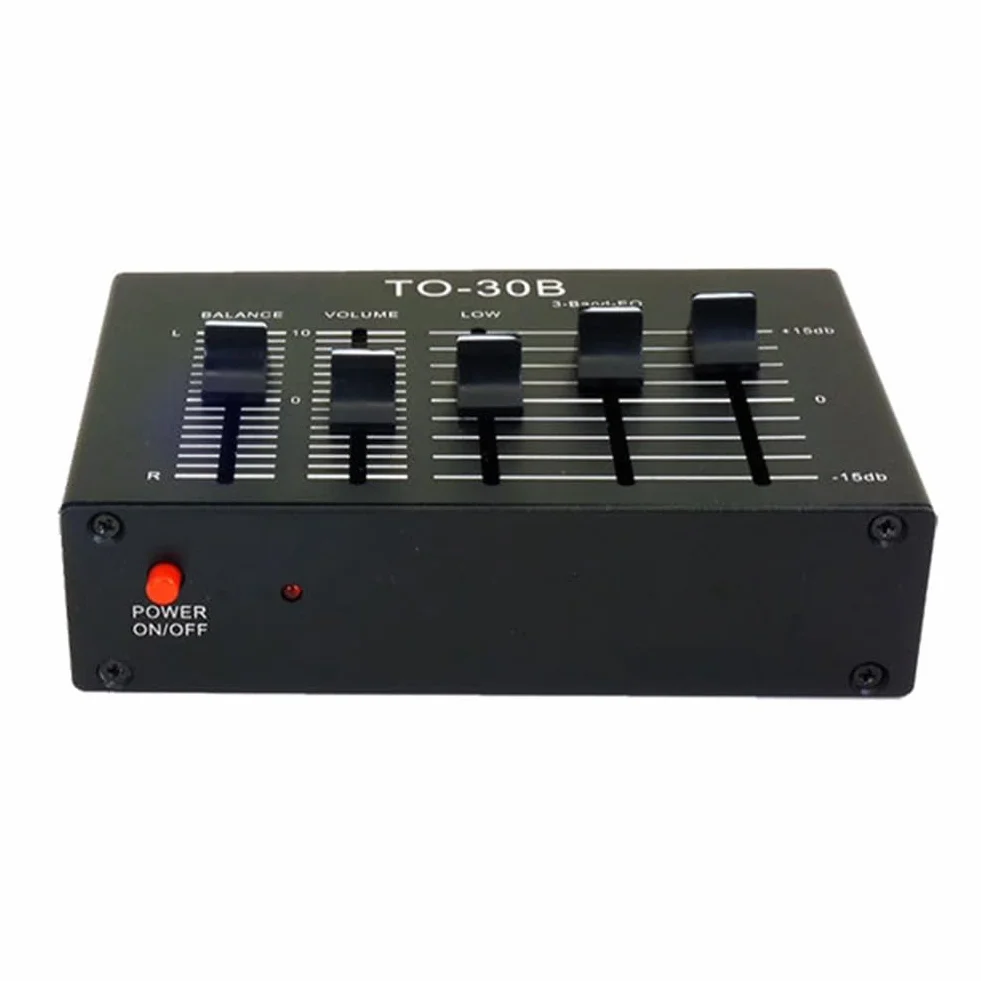 Preamplificatore Stereo Bilanciamento Audio DC5V To-30B, Controllo Volume Bande Alto Medio Basso