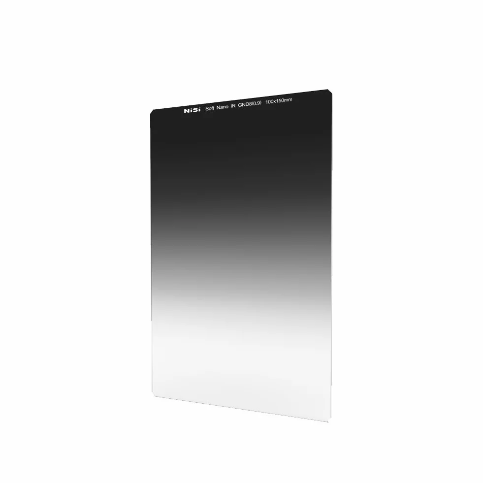 NiSi Filtro Graduato GND 3 Stop (0.9) Soft 100x150mm con Nano Coating, Trattamento Anti-IR, Vetro Ottico
