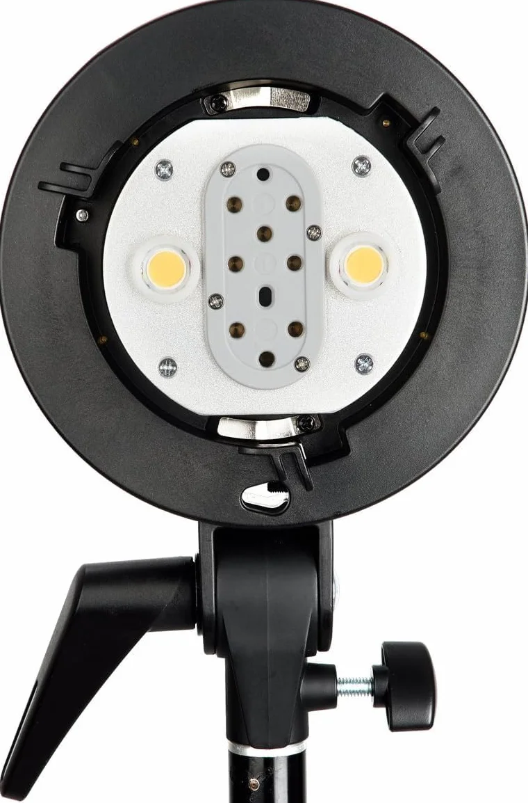 Godox AD-B2 AD200 Testa flash a doppia alimentazione Bowens Mount Staffa a testa doppia a doppio tubo per AD200 Flash Speedlite portatile