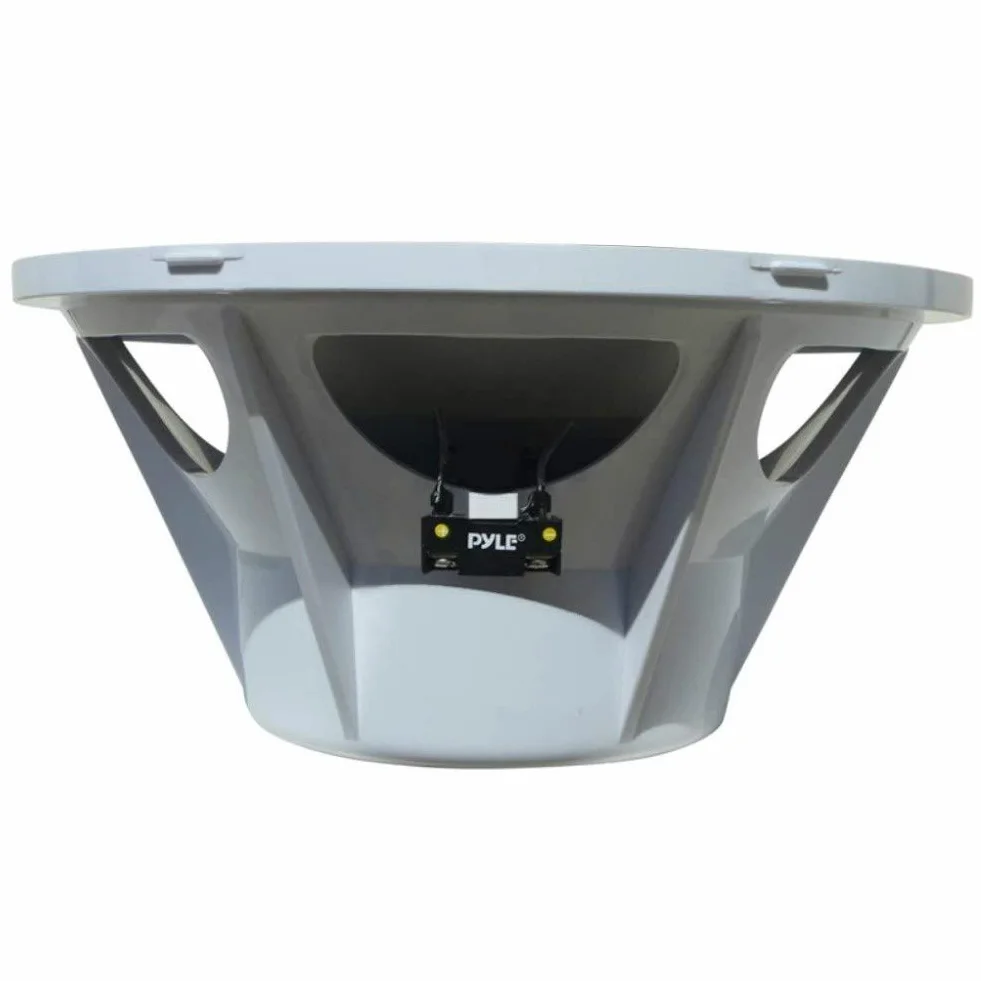 SUBWOOFER IMPERMEABILE WATER PROOF PYLE PLMRW12 12" 30,00 CM 300 MM BIANCO PER IMBARCAZIONI BARCA GOMMONE O PISCINA O LOCALI ALL'APERTO, SINGOLA BOBINA DA 4 OHM DA 300 WATT RMS E 600 WATT MAX