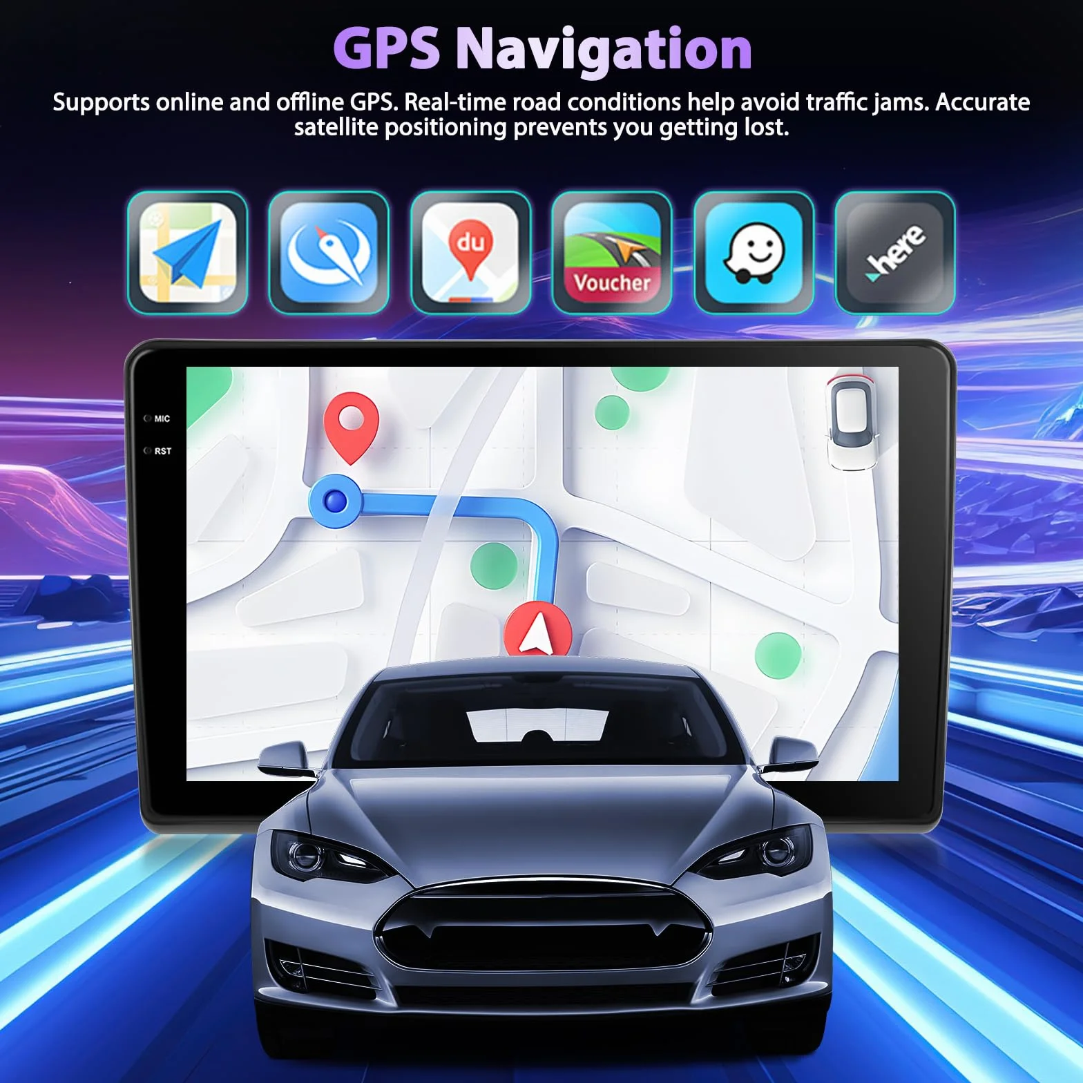 Android Per Ducato 3 Peugeot Boxer 2 Citroen Jumper 2 2011-2022,4+64G 9 Pollici 1280P Touchscreen In-Cell Autoradio,Apple Carplay Android Auto GPS Bluetooth WiFi FM/RDS 2USB,Supporta DAB+OBD2