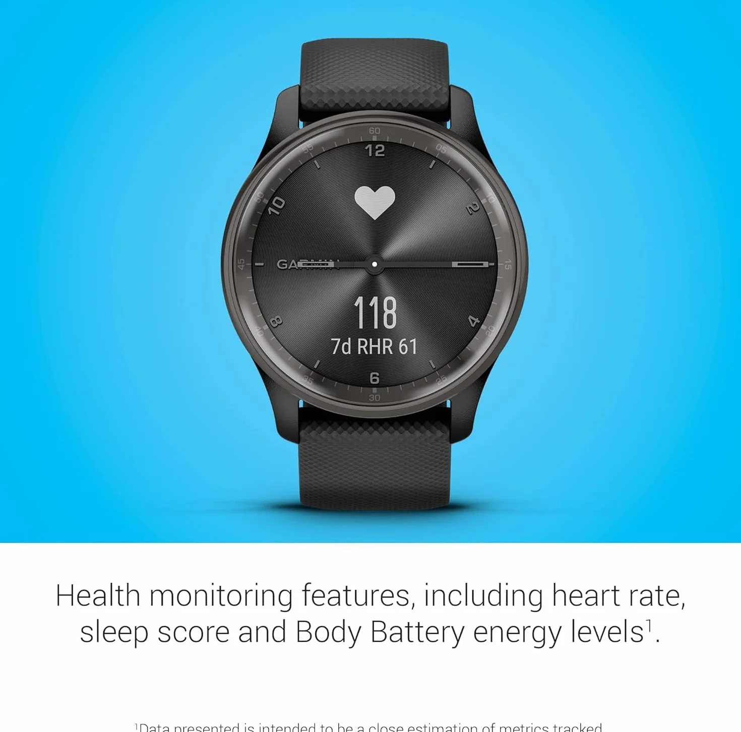 Garmin vívomove Trend, Smartwatch, Cassa 40mm, Touchscreen LCD e Lancette, Notifiche, SMS emergenza, Cardio, SpO2, GPS connesso, Monitoraggio 24/7, Sleep Score (Peach Gold & White) (Ricondizionato)